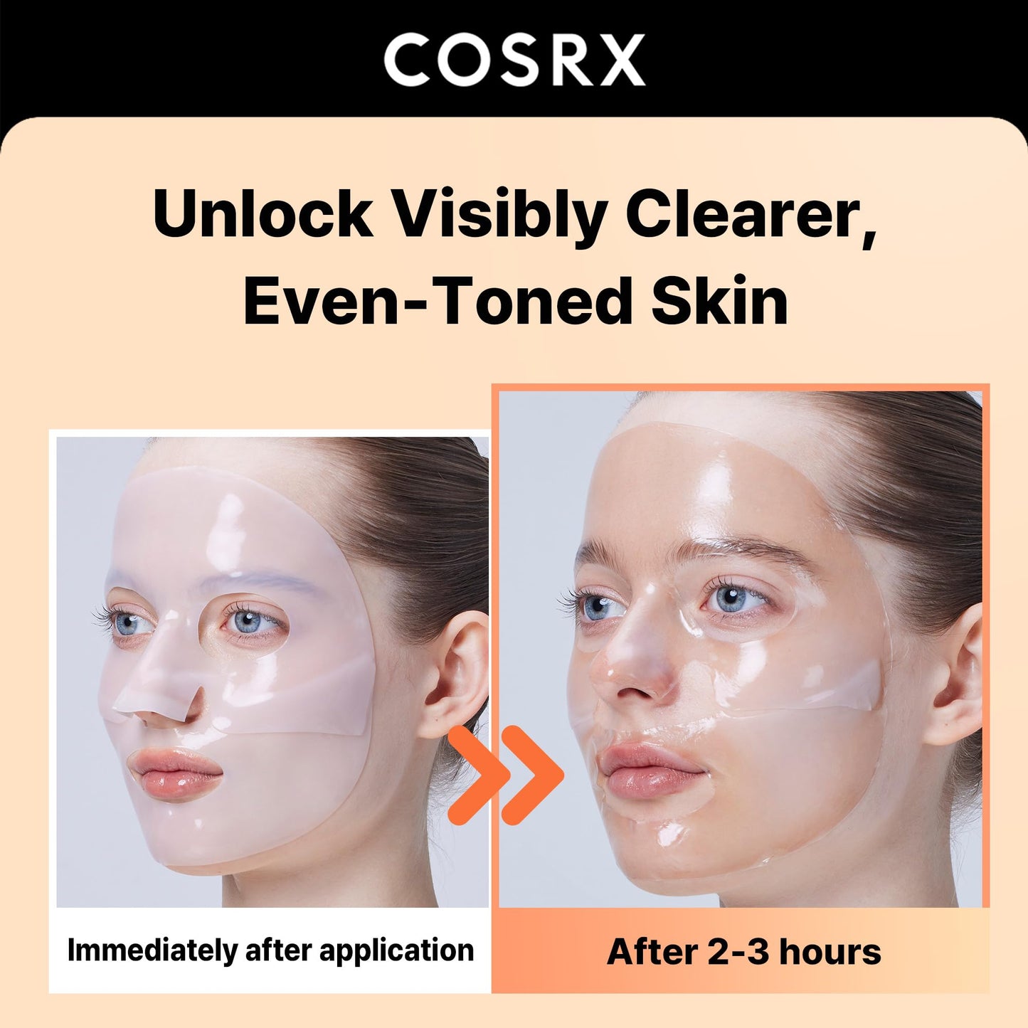 COSRX The Alpha-Arbutin Discoloration Care Hydrogel Face Masks Skincare 3 EA, Collagen Face Mask, Travel Essentials, Overnight Face Mask, Korean Skin Care, Stocking Stuffers - Medaid International
