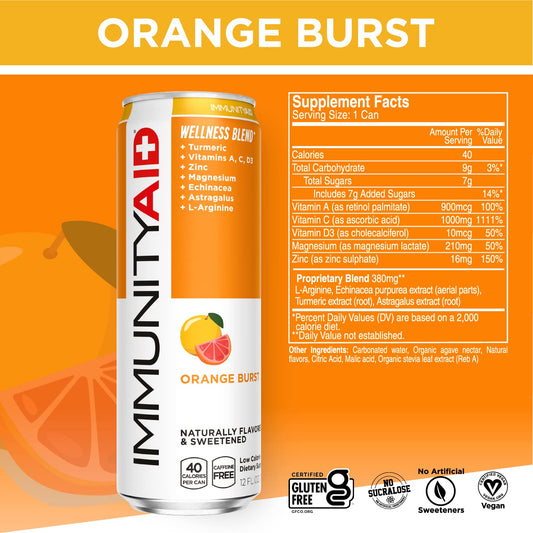 Immunity Aid Drink - Lifeaid - Wellness Blend with Echinacea Zinc Astragalus Vitamin C - Medaid - Lebanon