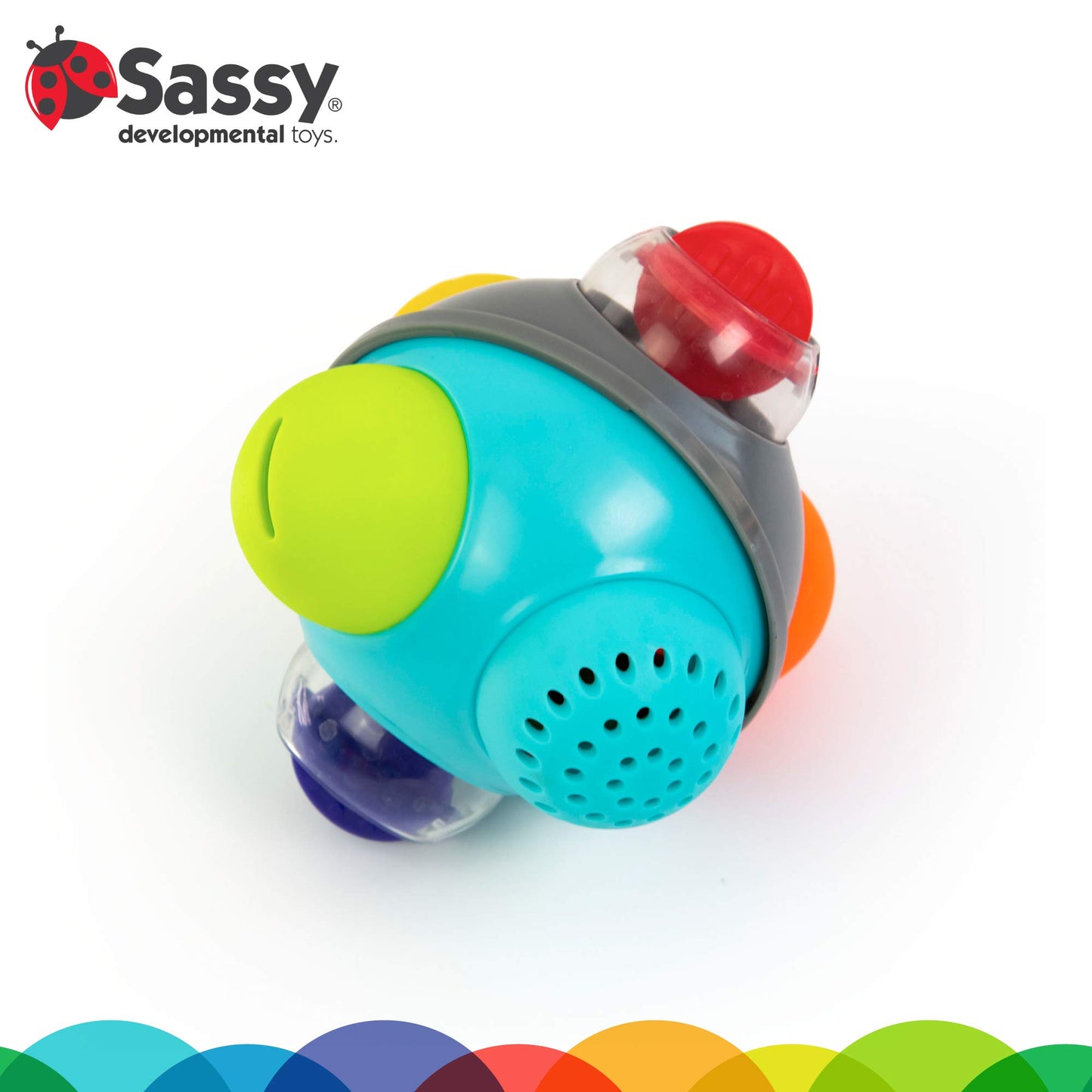 Sassy Rain Shower Bath Ball STEM Bath Toy, 6+ Months - Medaid International