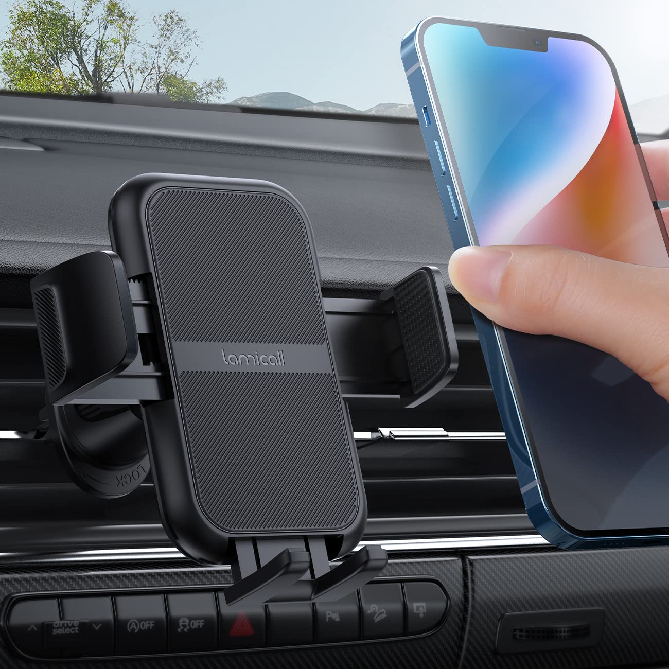 Lamicall Cell Phone Stand+Phone Mount for Car Vent - Medaid International