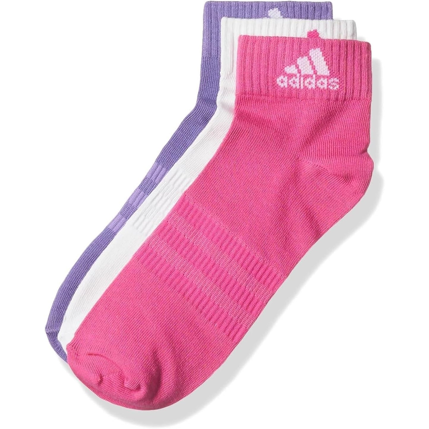 adidas Unisex T SPW ANK 3P BLACK/WHITE IC1282 NOT SPORTS SPECIFIC SOCKS for Unisex ANKLE SOCKS - Medaid