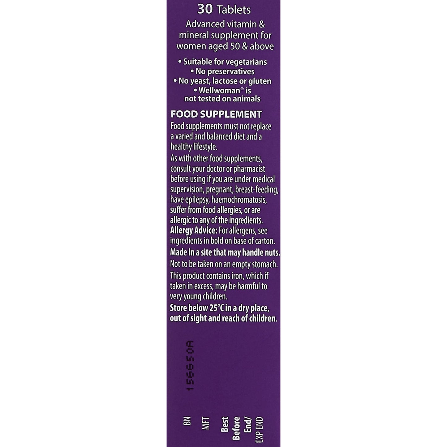 Wellwoman Vitabiotics 50+ 30 Tablets - Medaid International