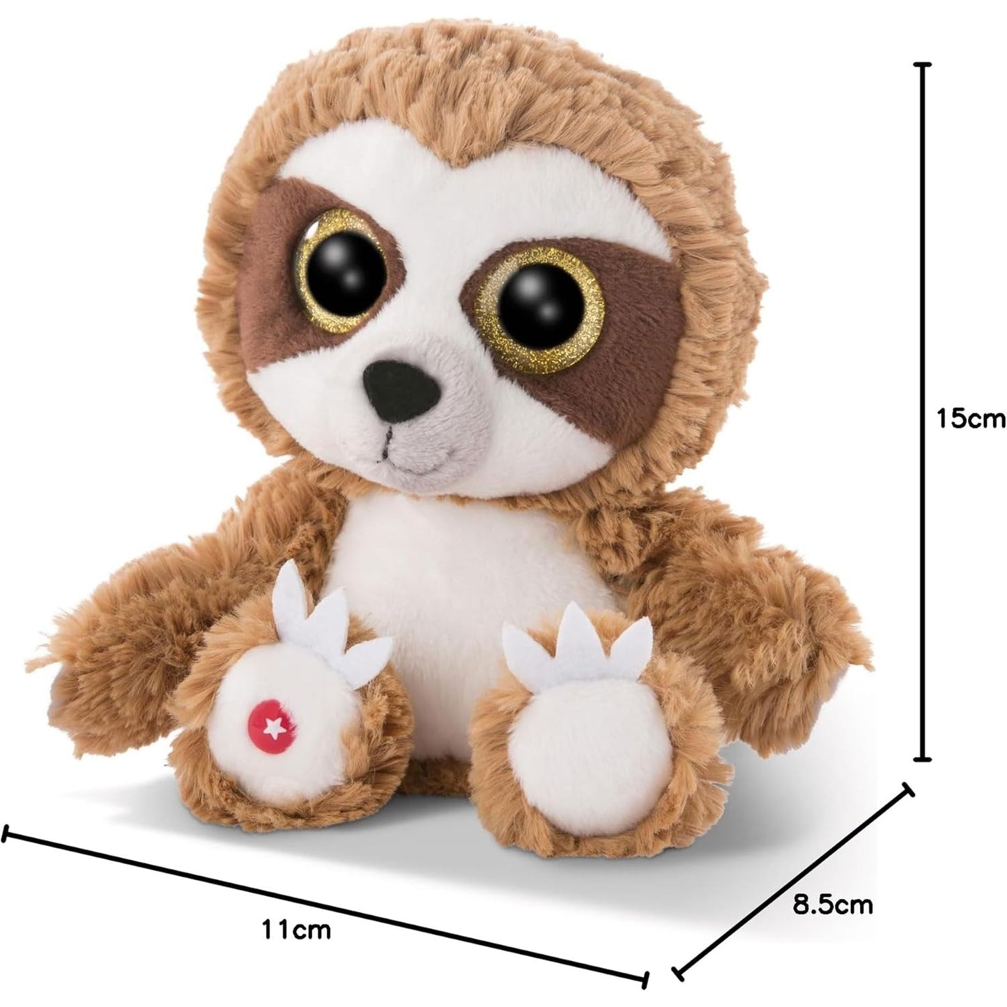 Animal GLUBSCHIS Cuddly Soft Toy Sloth Heywood 15cm - Medaid International