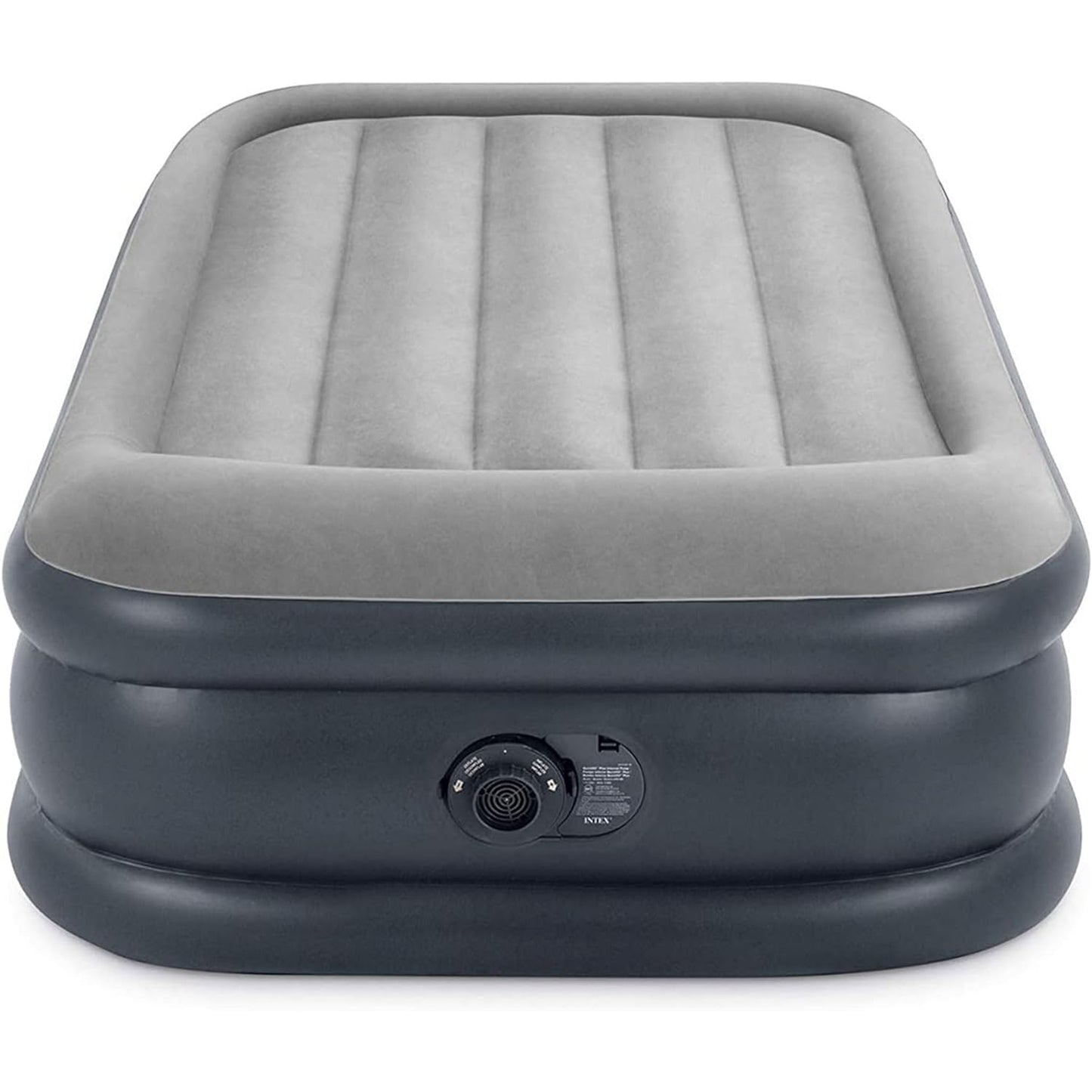 Intex 64131ED Dura-Beam Plus Deluxe Pillow Rest Air Mattress: Fiber-Tech ā Twin Size - Medaid