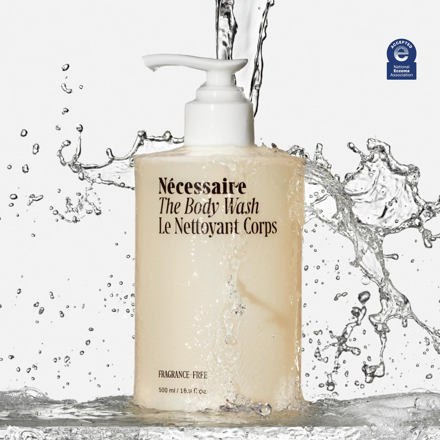 Nécessaire The Body Wash Fragrance-Free. Natural Body Wash for Women + Men. Barrier Cleanse. Multi-Ceramide Gel Cleanser, 16.9 Fl Oz. - Medaid International