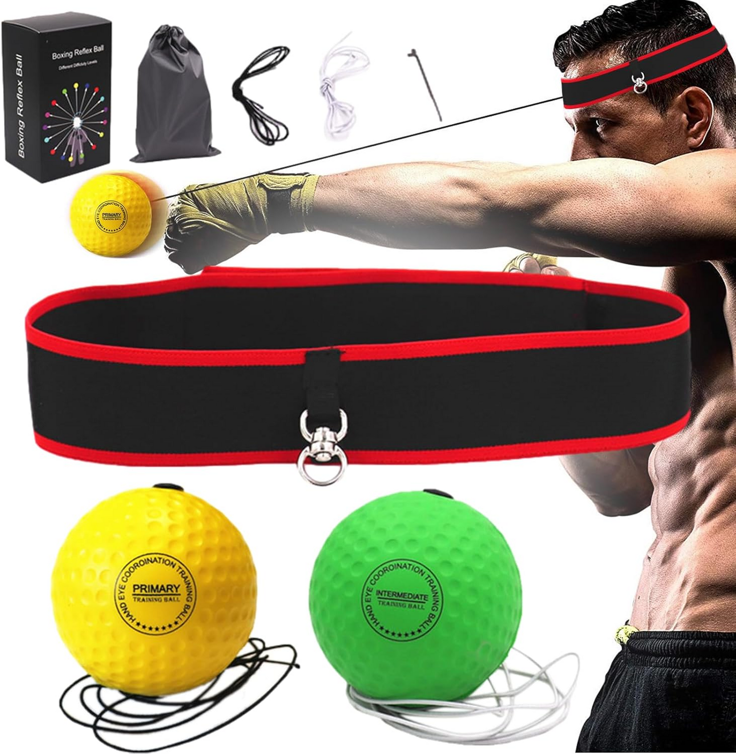Boxer Reflex Ball Headband Set - Medaid International