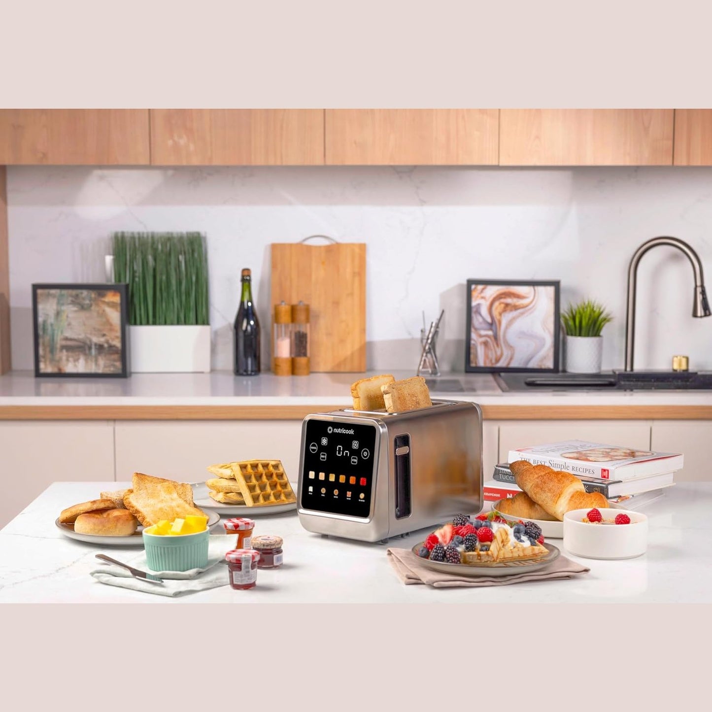 2 Slice Smart Toaster, Touch Screen - Medaid International