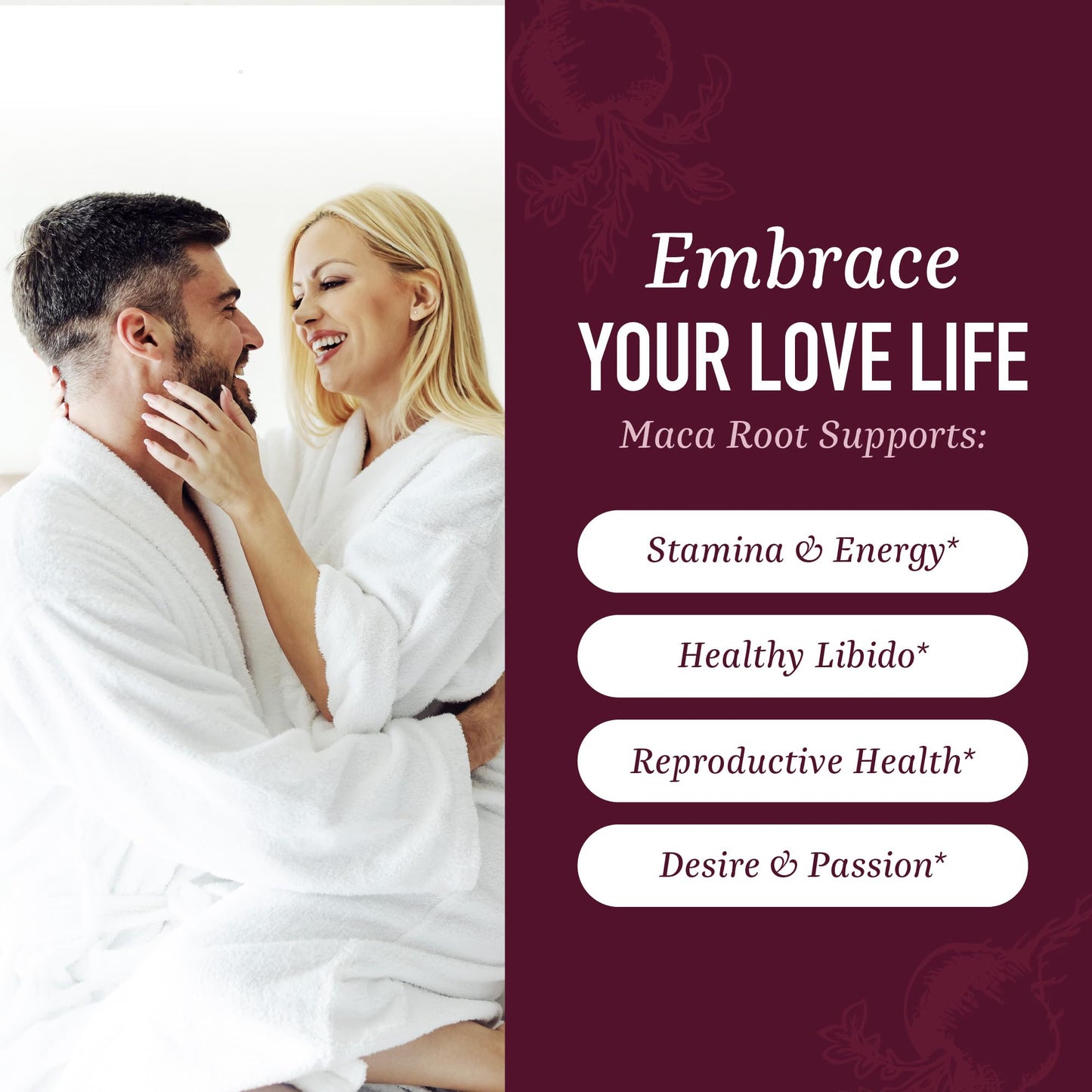 Organic Maca Root Capsules for Women | Peruvian Maca 2250MG Extra Strength | Red, Black & Yellow Root Powder with Black Pepper | Herbal Supplement to Support Energy & Hormone Balance | 120 Ct - Medaid International