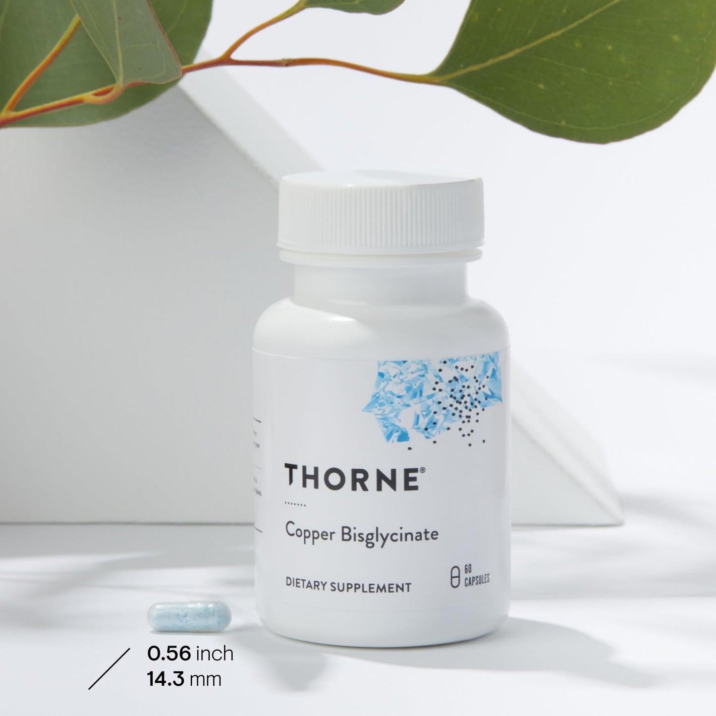 THORNE - Copper Bisglycinate - Well-Absorbed Trace Mineral Supplement - 60 Capsules - Medaid International