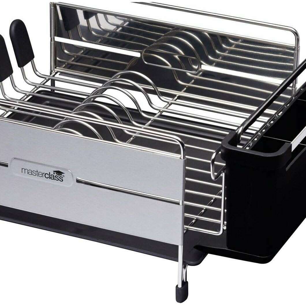 MasterClass Deluxe Stainless Steel Dish Drainer - Medaid International