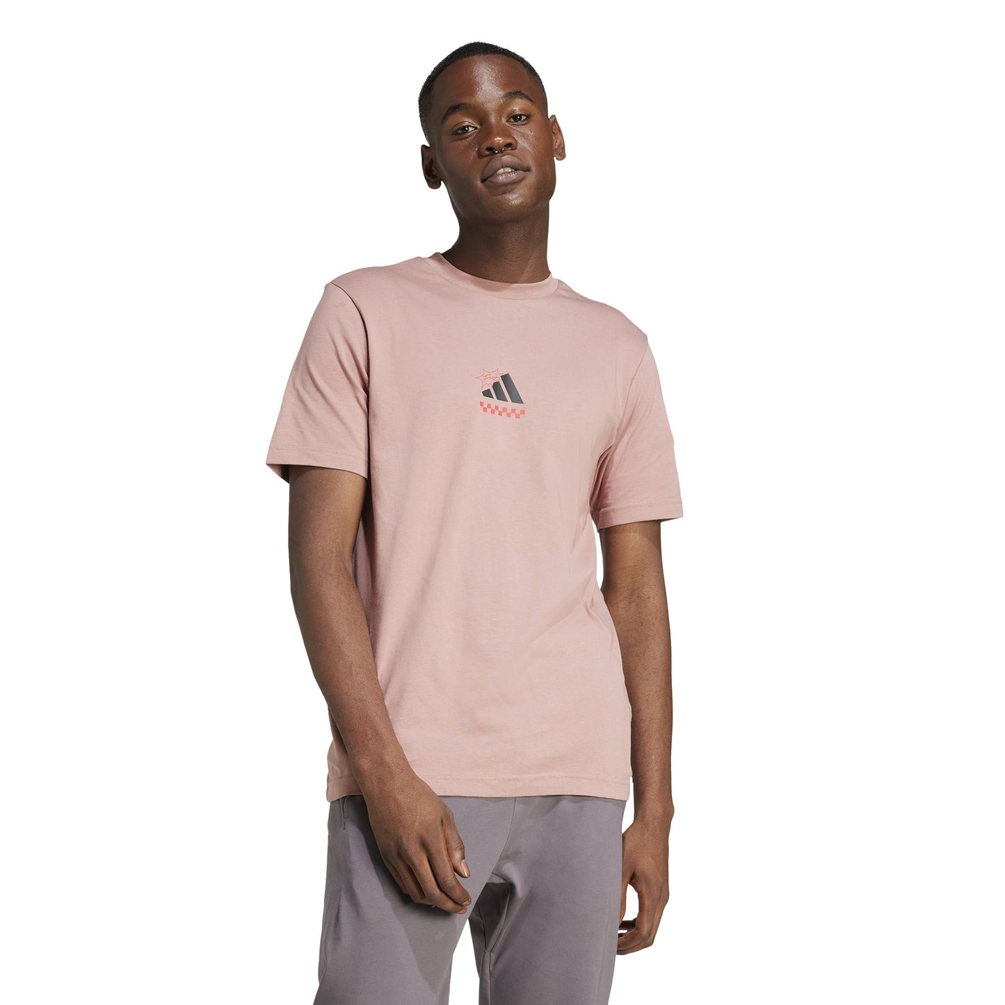 adidas Lounge Pizza Graphic T-Shirt Men's T-Shirt - Medaid International