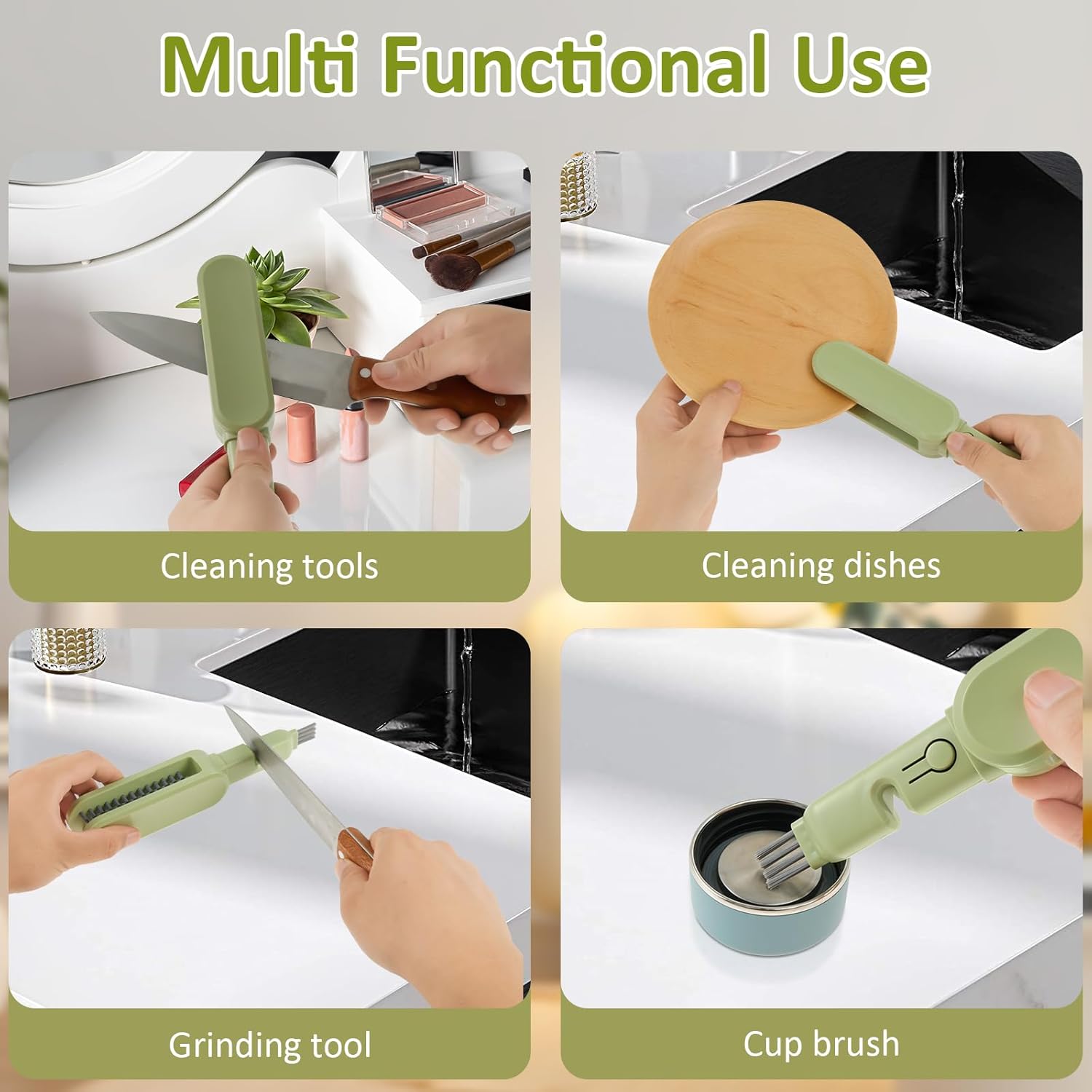 Multifunctional Cutlery Cleaning Brush - Medaid International