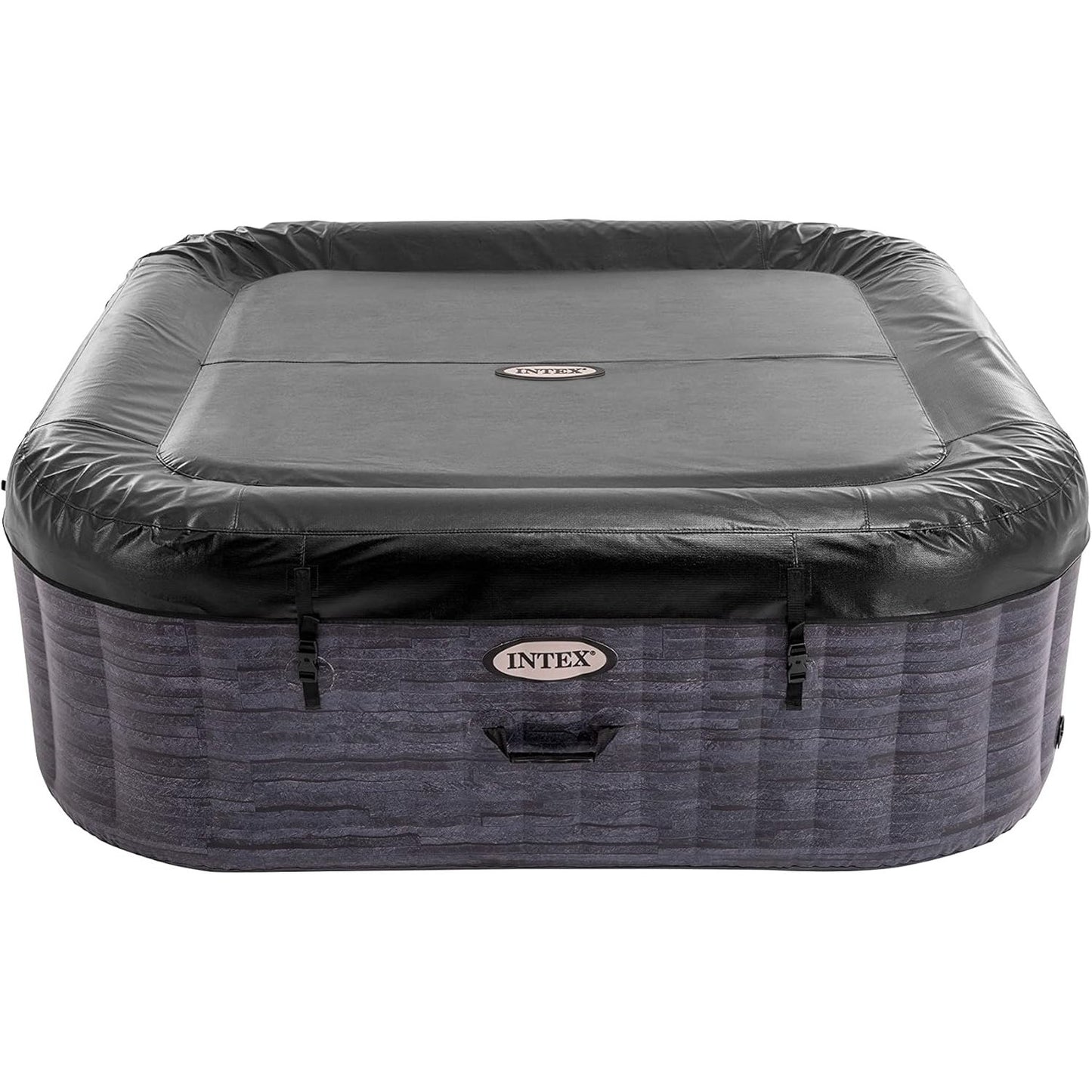 6-Person Greystone Deluxe Square Bubble Spa Set - Medaid International