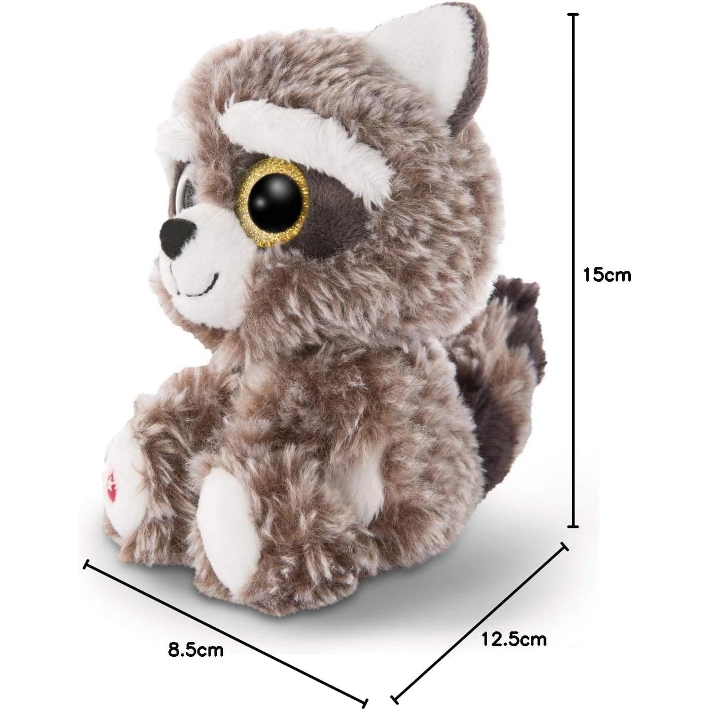 cuddly soft toy raccoon Clooney 15cm - Medaid International