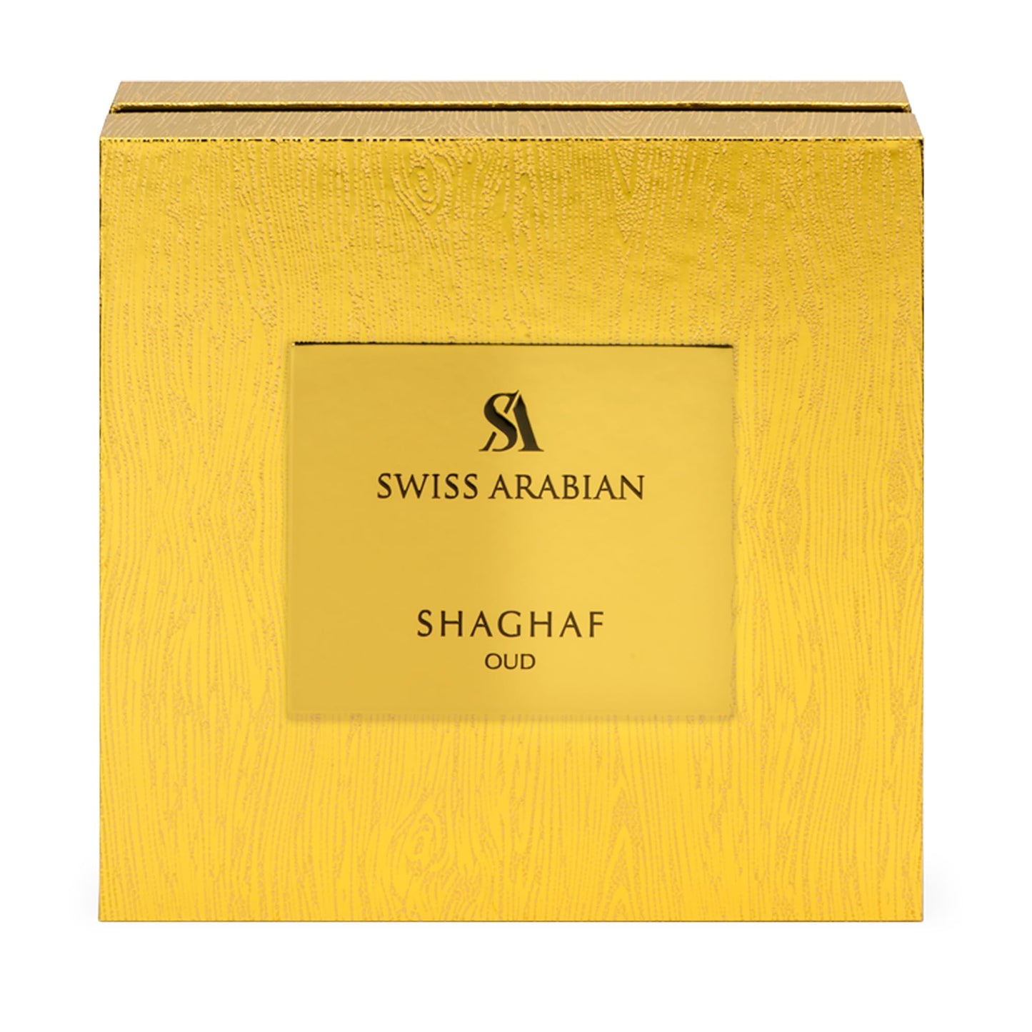 Swiss Arabian Shaghaf Oud - Eau de Parfum and Body Spray Perfume Set - Long Lasting Arabian Perfume with Saffron, Praline, and Vanilla - 2 pc - Medaid International
