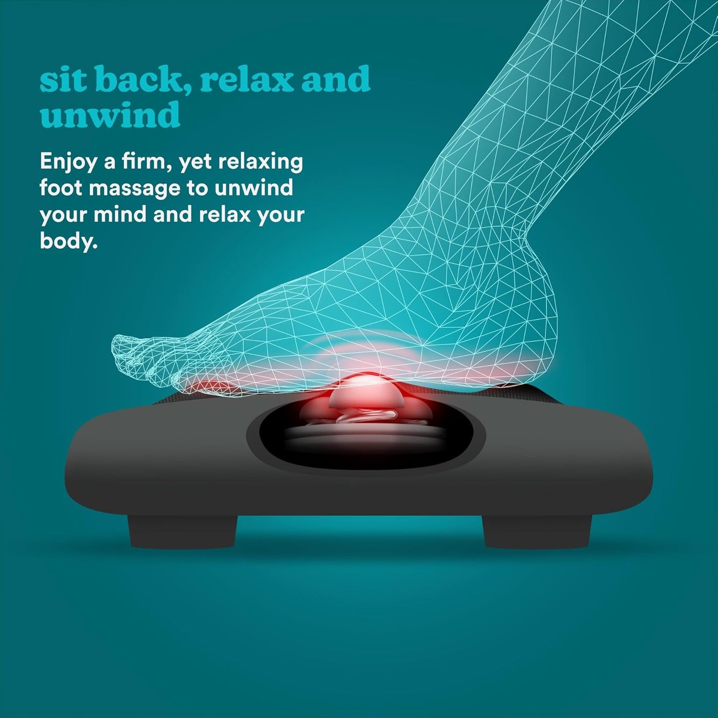 Dual Shiatsu Foot Massager + Heat - Medaid International