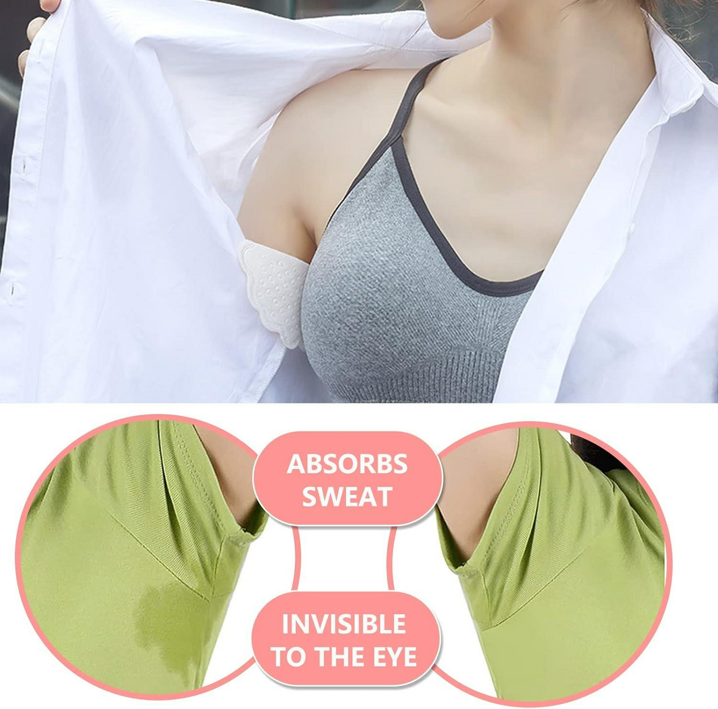 Disposable Underarm Sweat Pads, Odor-Blocking Protection - Medaid International