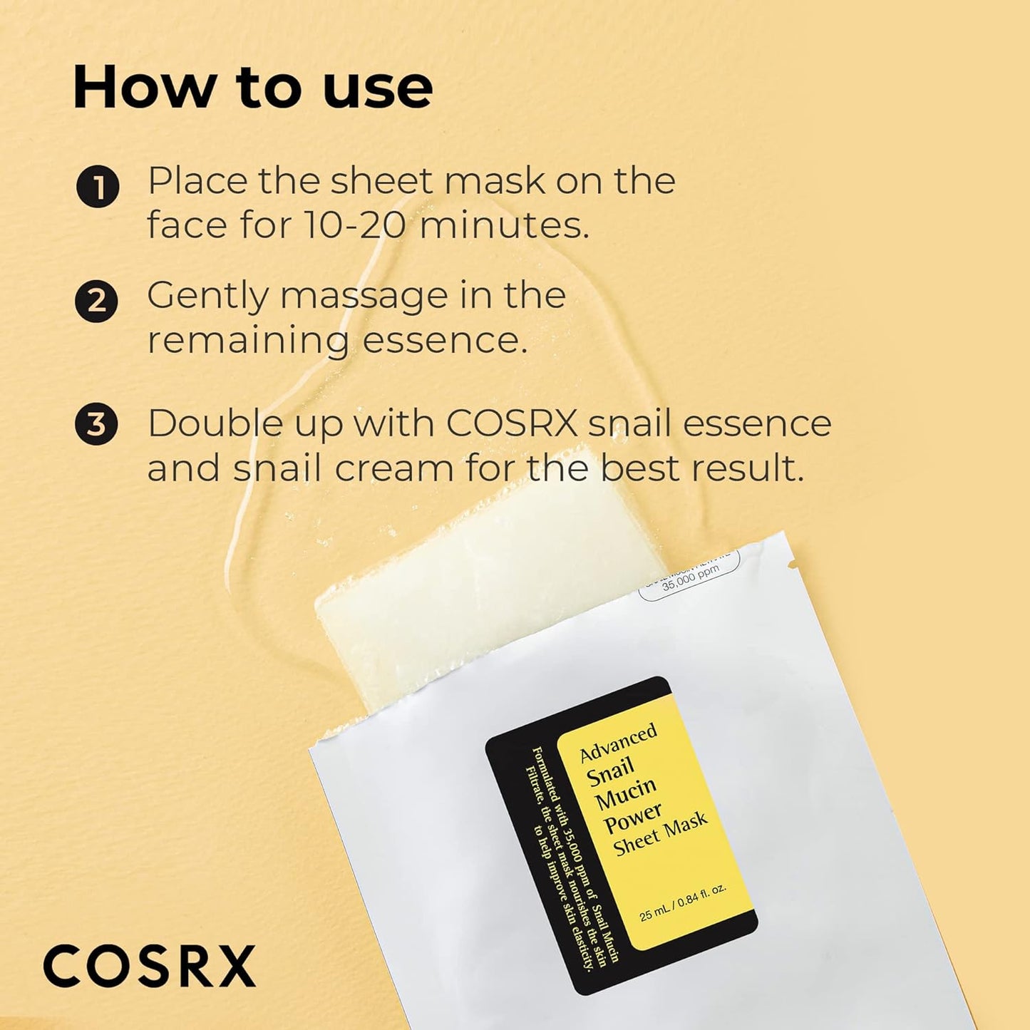 cosrx-advanced-snail-mucin-power-sheet-mask - Medaid