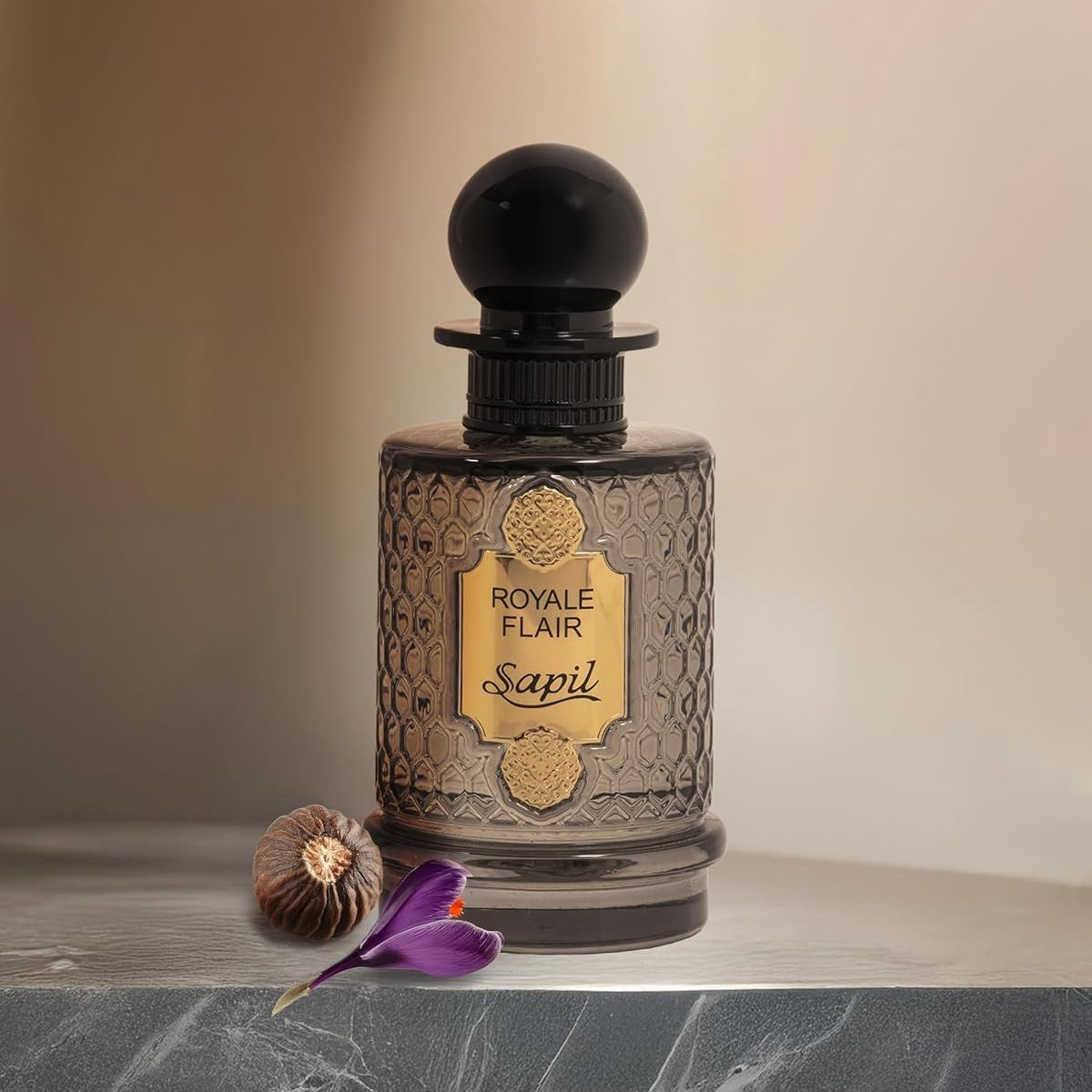 Sapil Royale Flair Unisex Eau De Parfum β Spicy Woody Oud & Amber Blend β Long-Lasting Premium Luxury Fragrance for Men & Women β Arabic Dubai Perfume β 3.38 oz - Medaid International