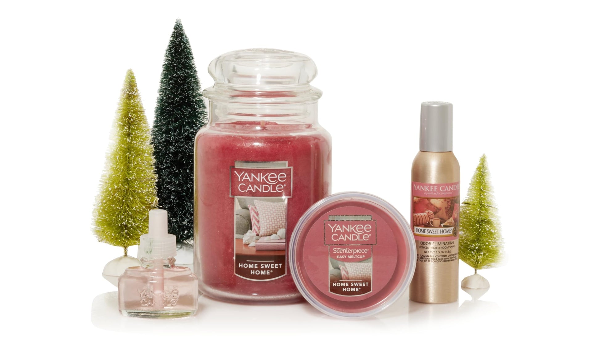 Yankee Candle Concentrated Air Freshener Room Spray, Odor Eliminator for Home, Bathroom, Home Sweet Home, 1.5 Oz (Pack of 3) - Medaid International