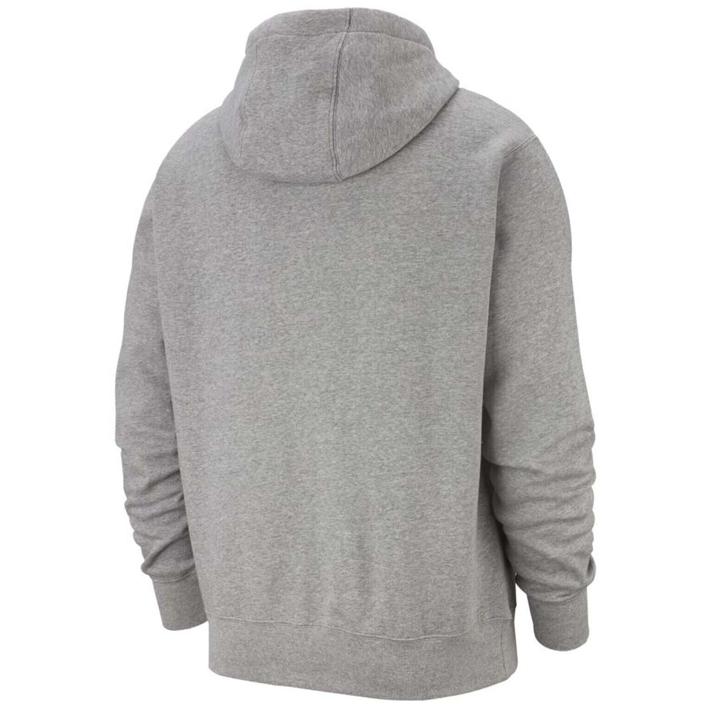 Nike Pull Over Hoodie, Dark Grey Heather/Mattelic Silver/White, Large - Medaid International