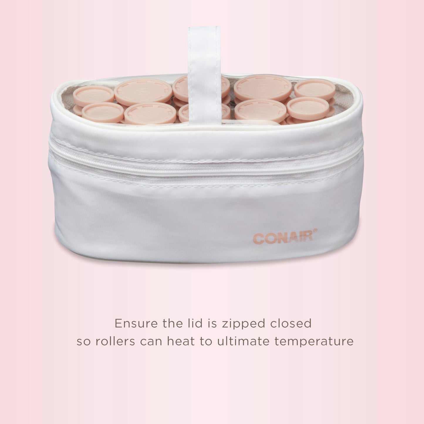 Conair Instant Heat Compact Hot Rollers for Long, Medium, and All Hair - Hair Curler - Hair Roller Clips Included - 1 1/4-inch, 1-inch, and 3/4-inch Rollers - Medaid International