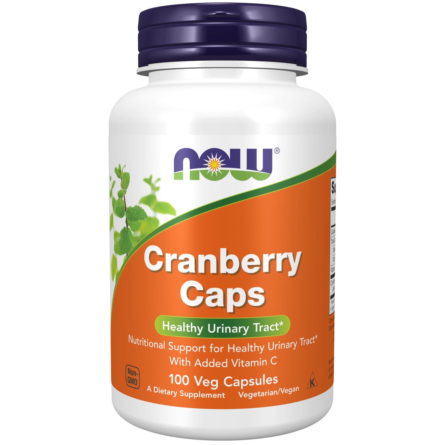 NOW Foods Supplements, Cranberry Caps with Added Vitamin C, Healthy Urinary Tract*, 100 Veg Capsules - Medaid International