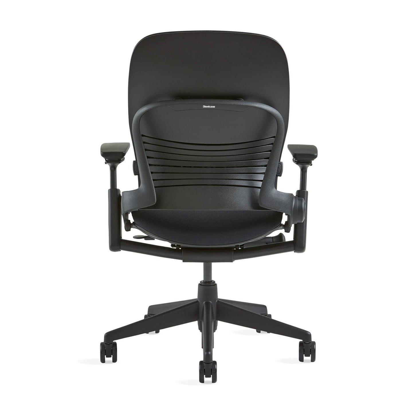 Steelcase Leap Chair, Black Fabric,FBA,5" Cylinder - - Medaid International