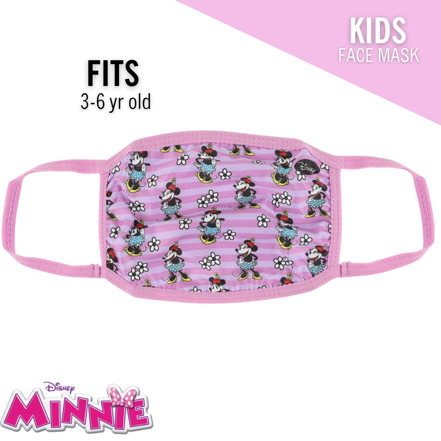 Concept One Kids Purple Minnie Mask, Multi, One Size - Medaid International