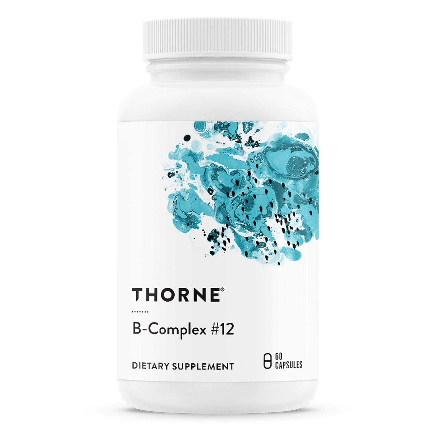 THORNE - B-Complex #12 - Vitamin B Complex with Active B12 and Folate - 60 Capsules - Medaid International