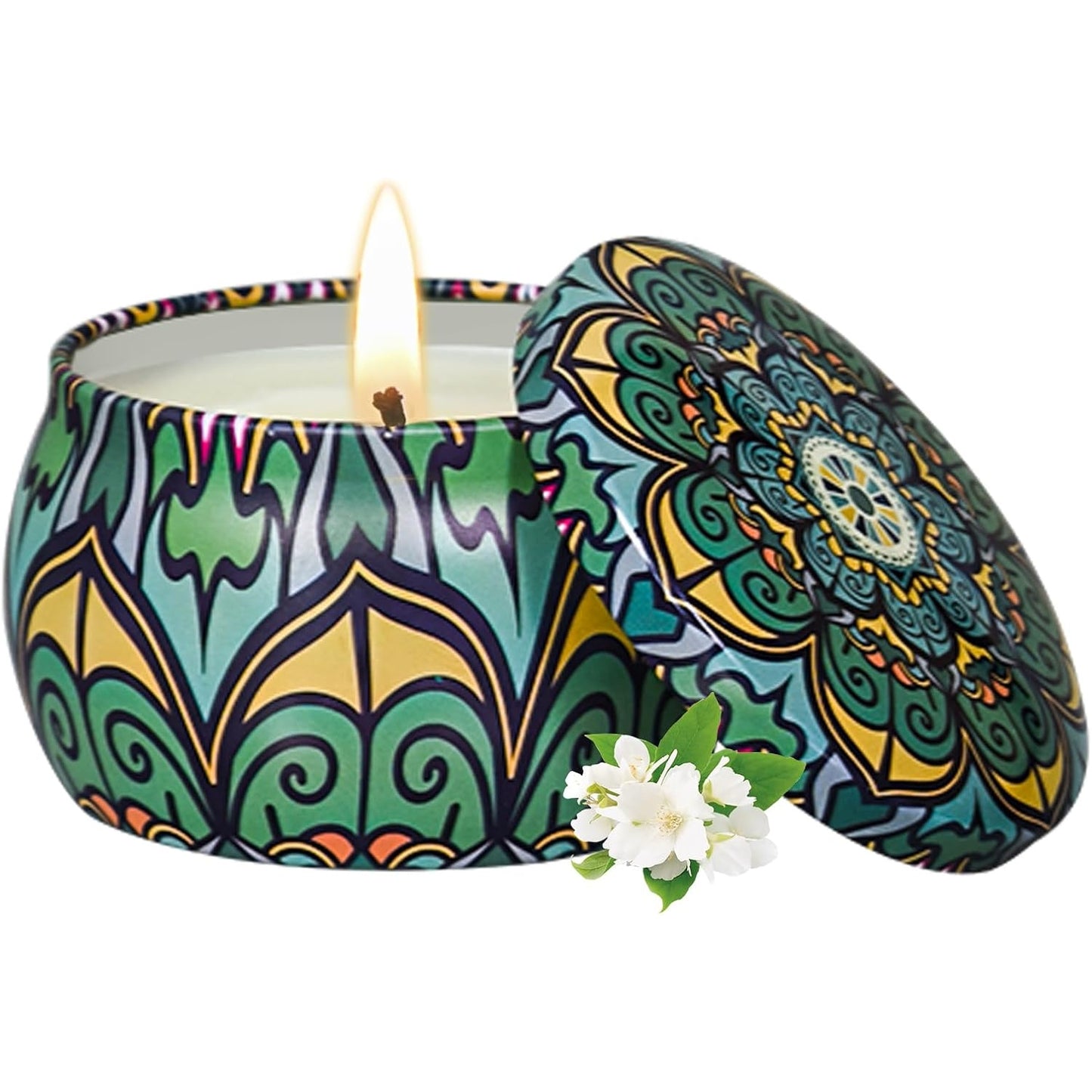 Candles Gift, Candles Gifts for Women Man, Scented Candles Clearance, Aromatherapy Candle for Relaxation,Candles for Home Scented Portable Travel Jar Festive Gifts Romantic Decor Candles Gift - Medaid