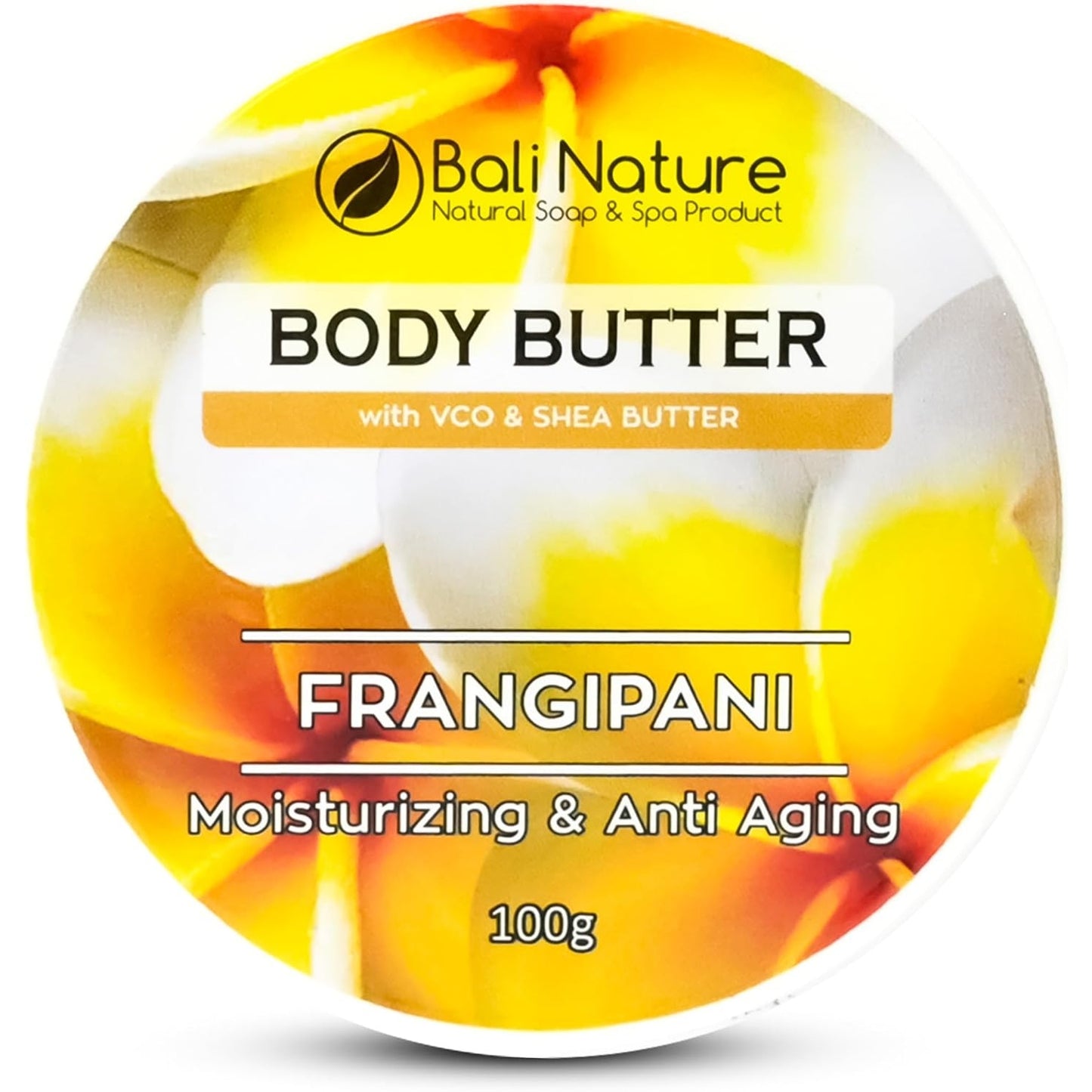Bali Body Butter with VCO & Shea Butter, 100g, Moisturizing & Soothing (Regular, Milk) - Medaid