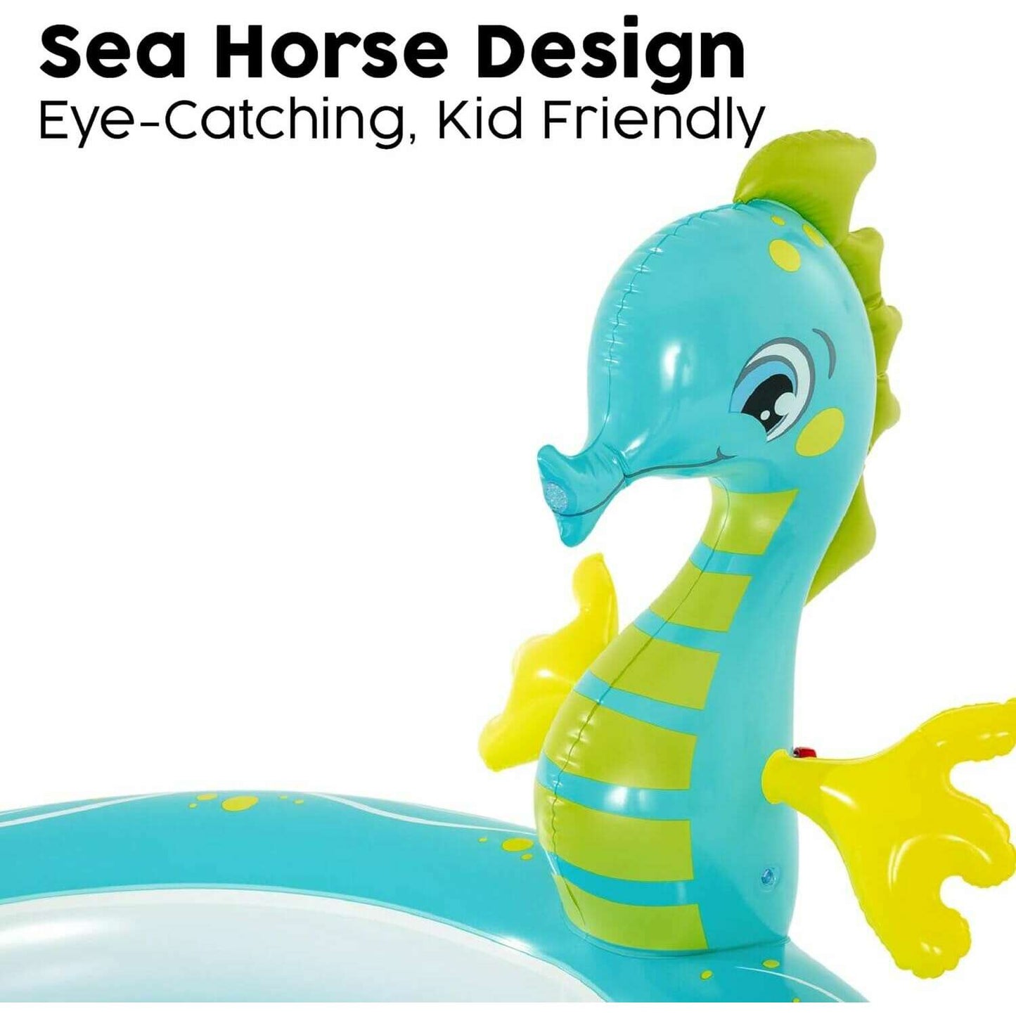 Seahorse Sprinkler Pool, 188x160x86cm - Medaid International