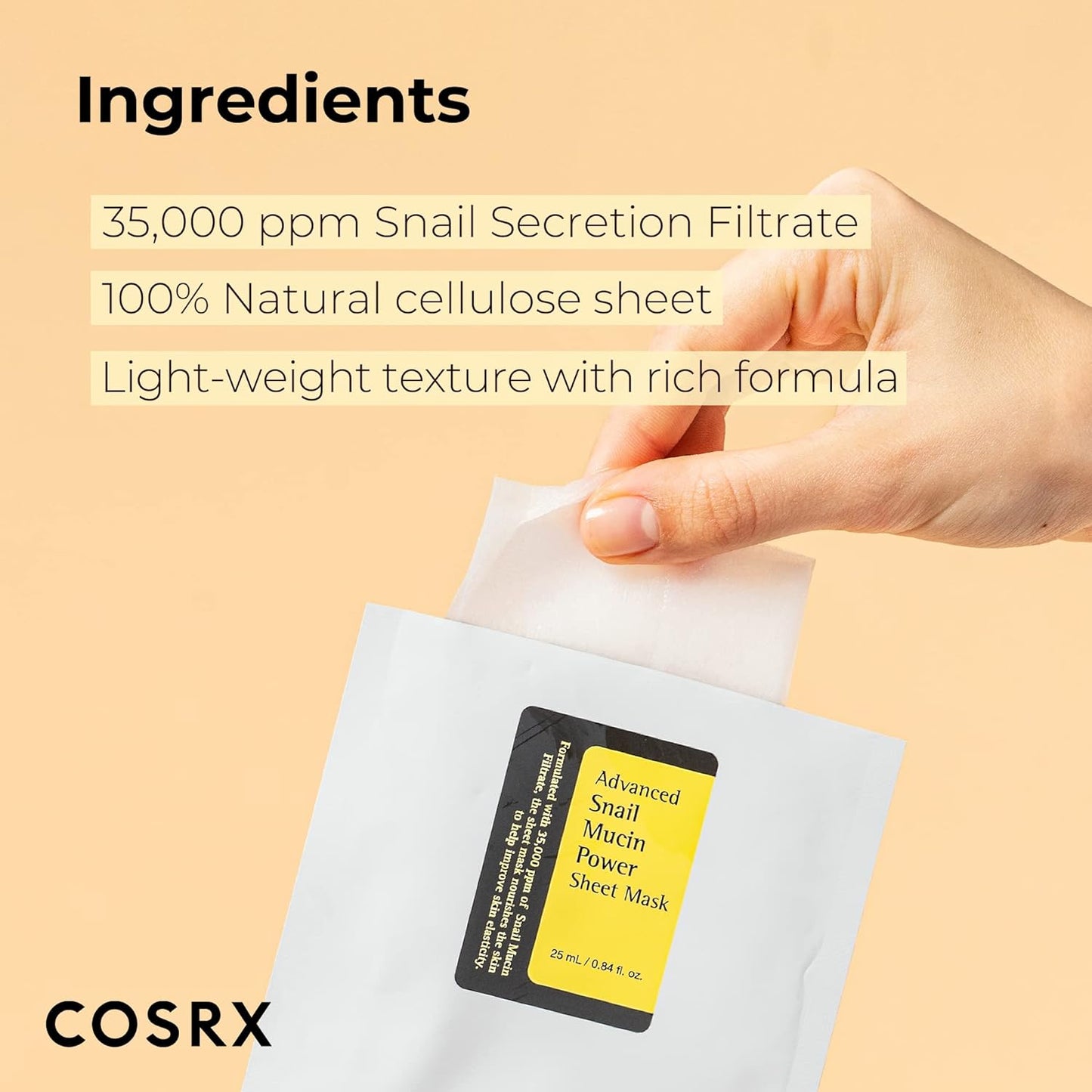 cosrx-advanced-snail-mucin-power-sheet-mask - Medaid