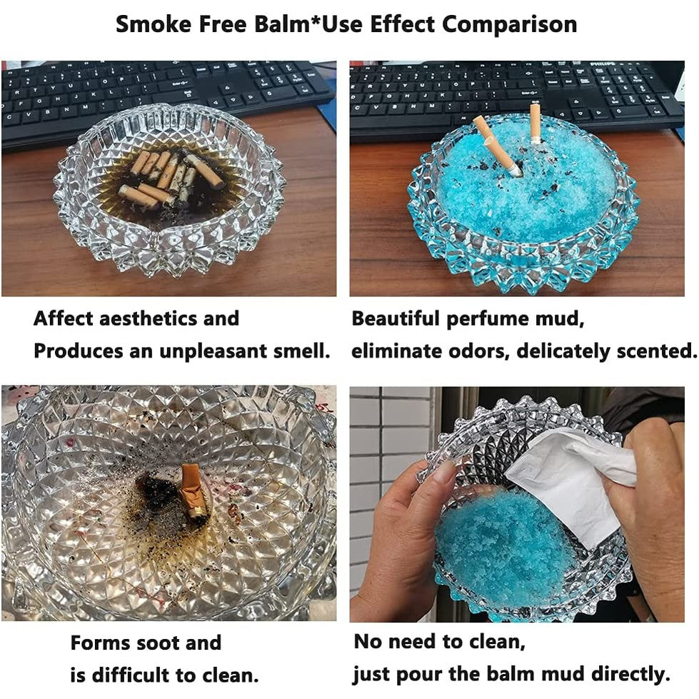Ashtray Sand Pack of 4 bags Smokeless Ashtrays for Cigarettes Indoor, Quickly Extinguish Smoke and Adsorb Soot, Prevent Secondhand Smoke, Odor Eliminator - Medaid International