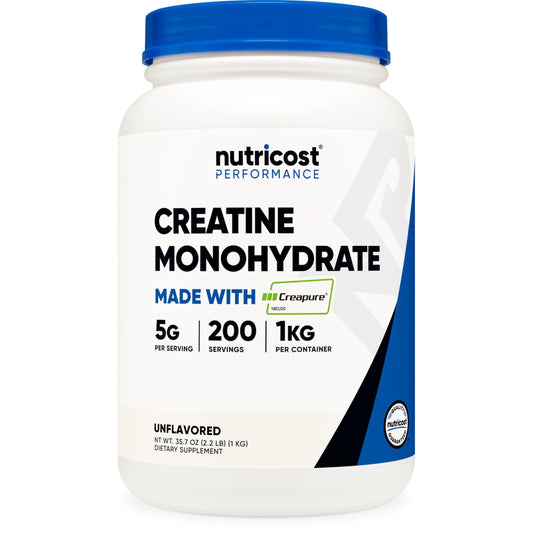 Nutricost Creapure® Creatine Monohydrate Powder 1KG - Medaid International
