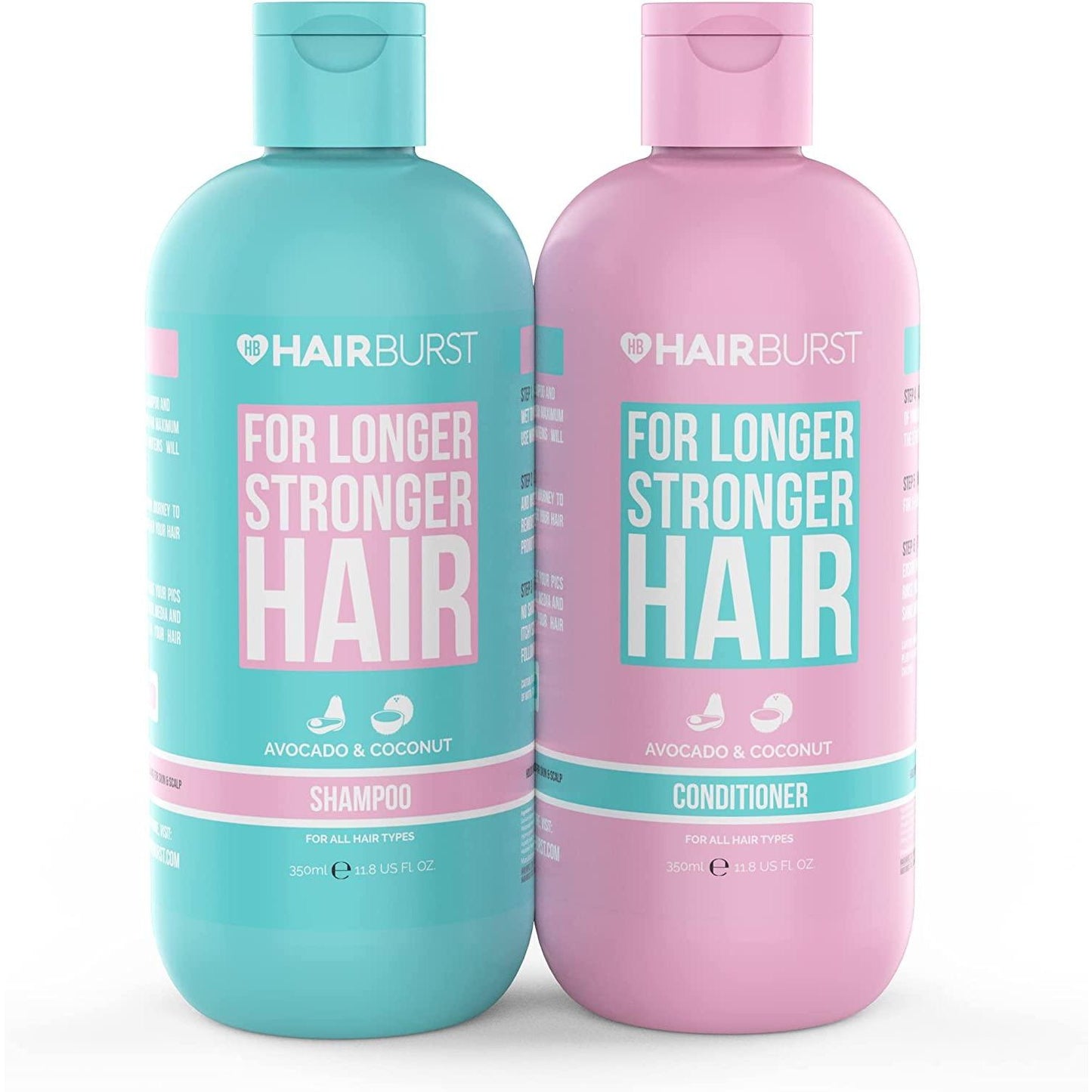 Hairburst Shampoo & Conditioner For Longer Stronger Hair - Medaid