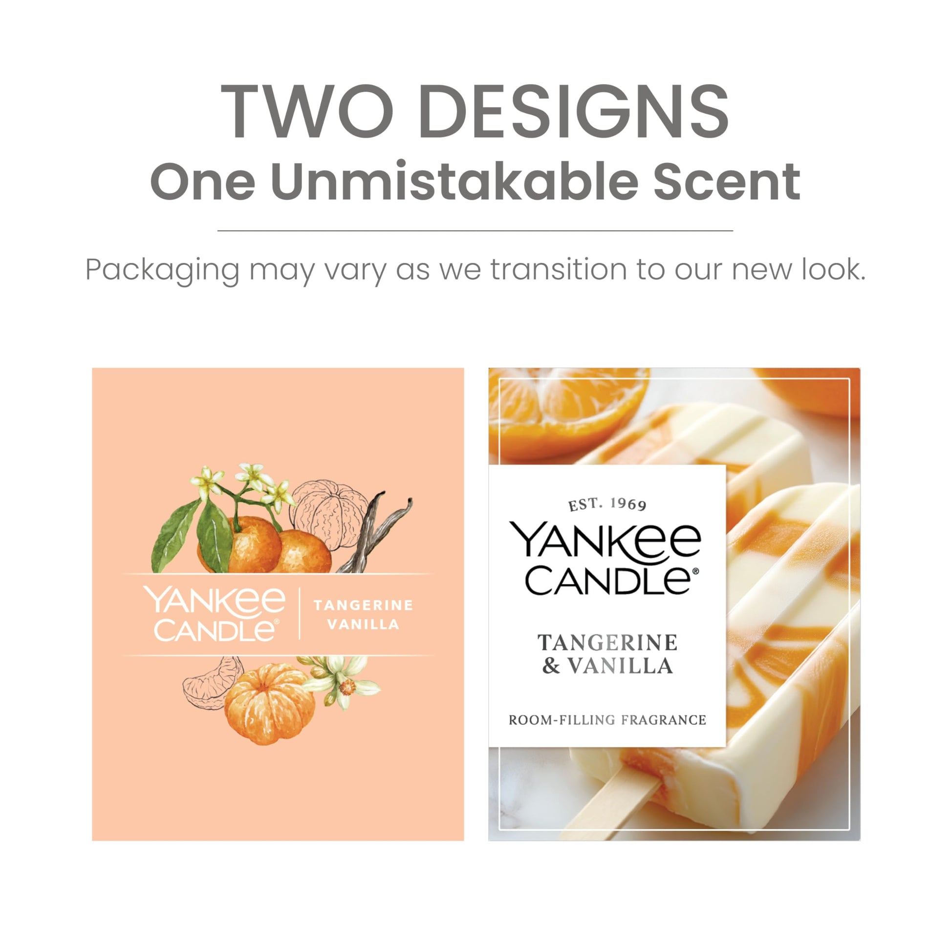 Yankee Candle Medium Pillar Scented Candle with up to 115 Hour Burn Time, Premium Plant Wax Blend for Consistent Burn, 14.25 oz Pillar Candle with Room Filling Fragrance, Tangerine & Vanilla - Medaid International