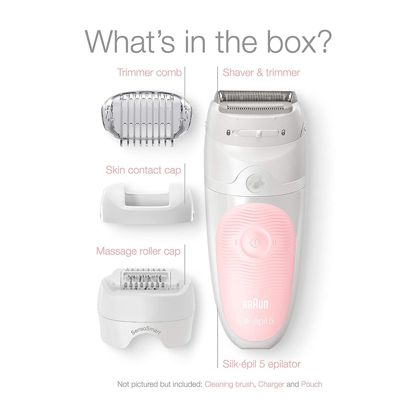 Braun Silk Epil 5-620 Wet & Dry Epilator With 4 Extras incl. Shaver Head - Medaid International