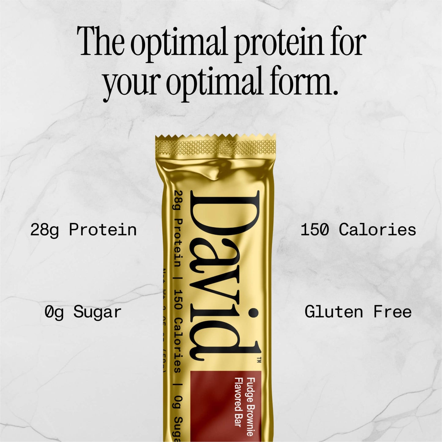 David High Protein Bars No Sugar - Sugar Free Protein Bars, Low Carb, Gluten Free - 28g of Protein, 150 Calories - David Bar On-The-Go Snack - Variety Pack (All Flavors), Pack of 6 - Medaid International