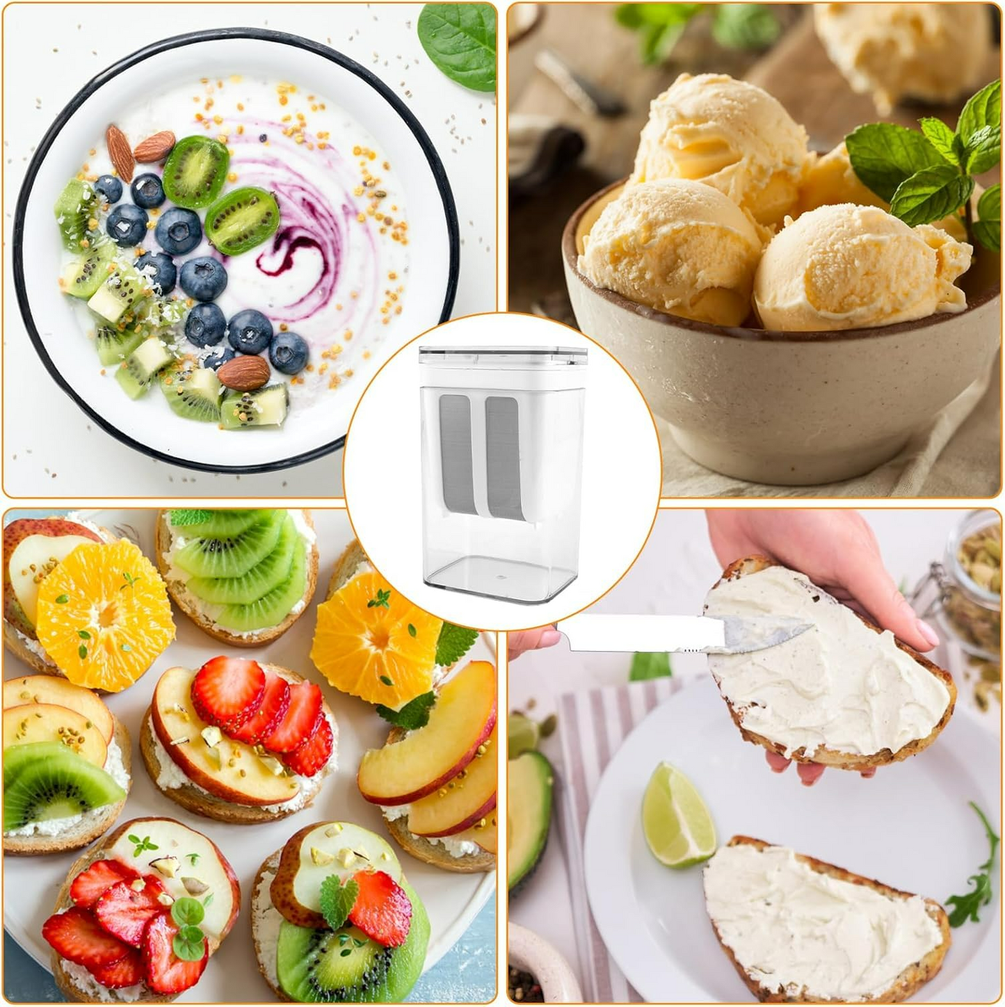 Greek Yogurt Strainer 1100ml – Multi-Purpose Yogurt Maker - Medaid International