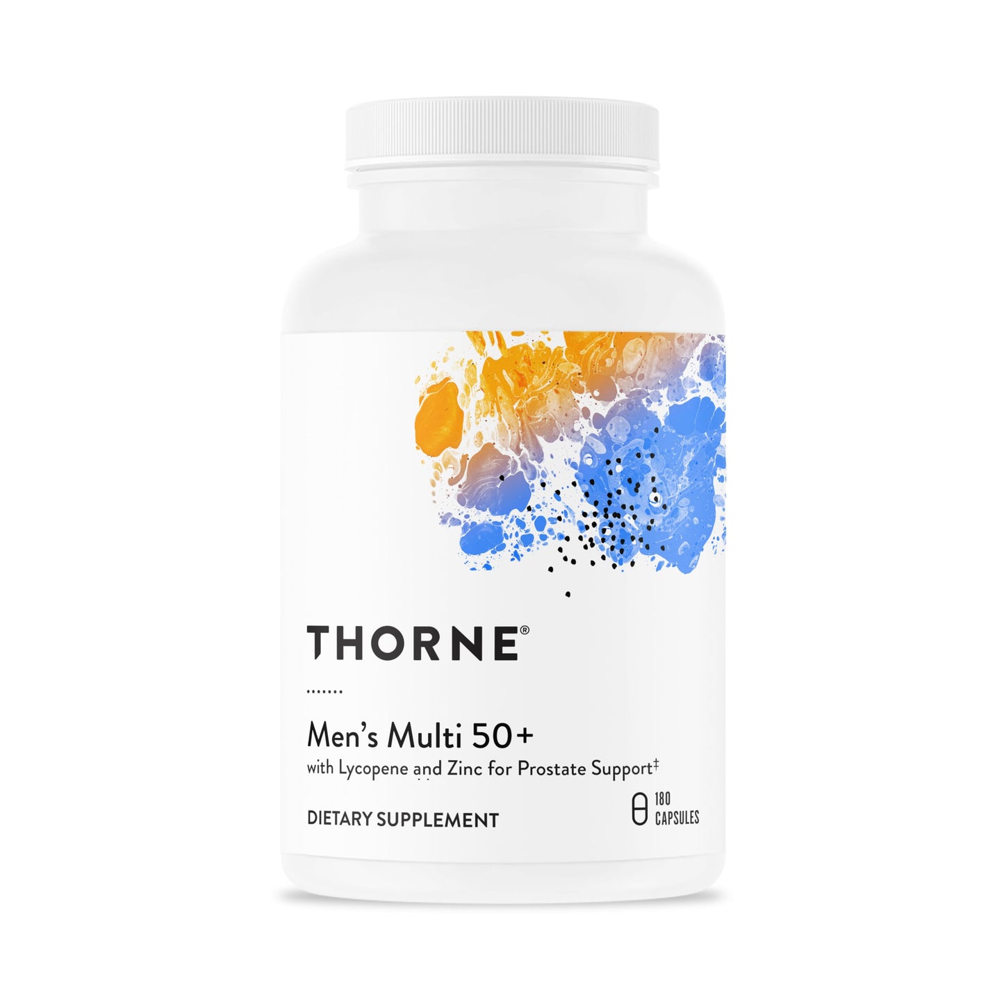 THORNE - Men's Multi 50+ - Comprehensive Daily Multivitamin with Vitamins A, B6, B12, C, D, E, Zinc & More - Support Heart, Brain, Prostate, Muscle & Immune Health* - 180 Capsules - Medaid International