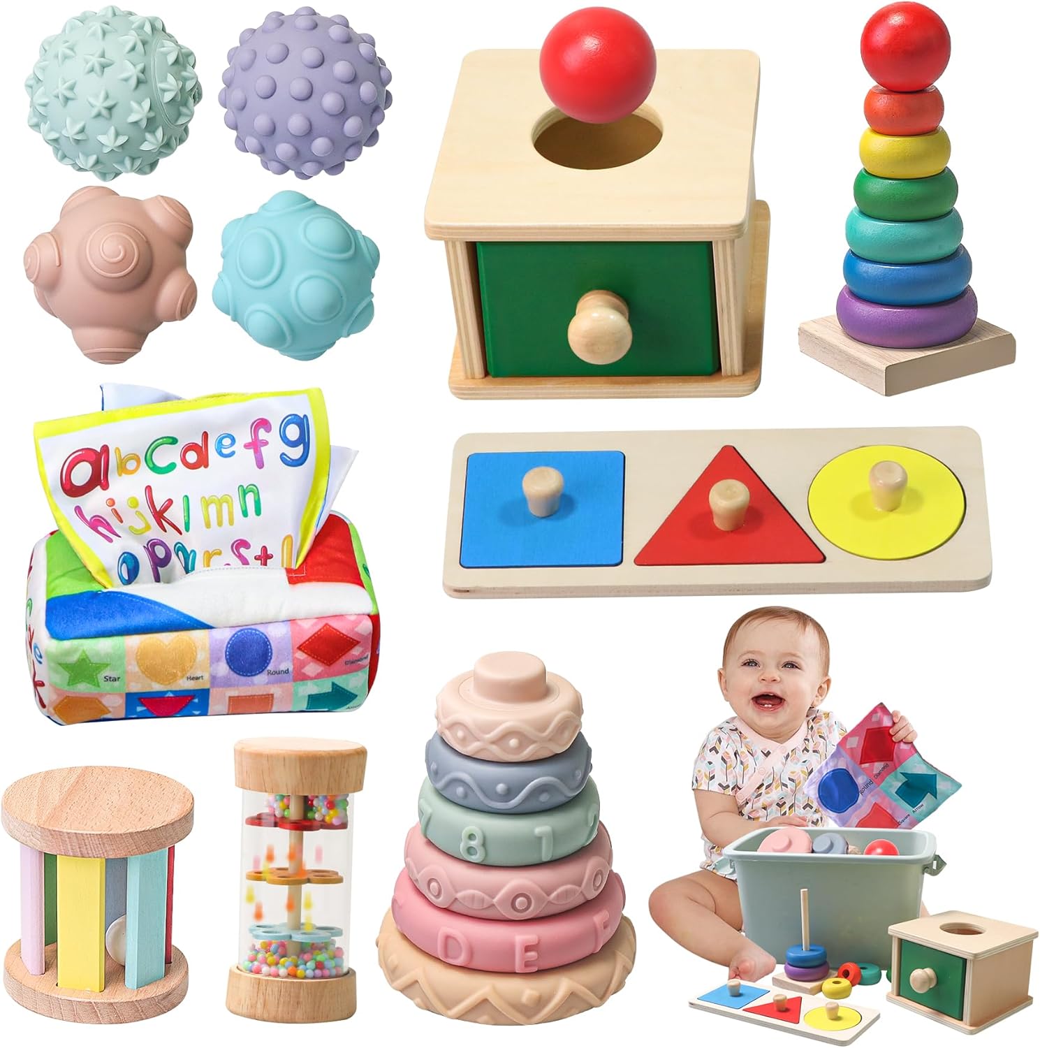 Montessori Toys Baby Toys For Infants Montessori Toys For Babies