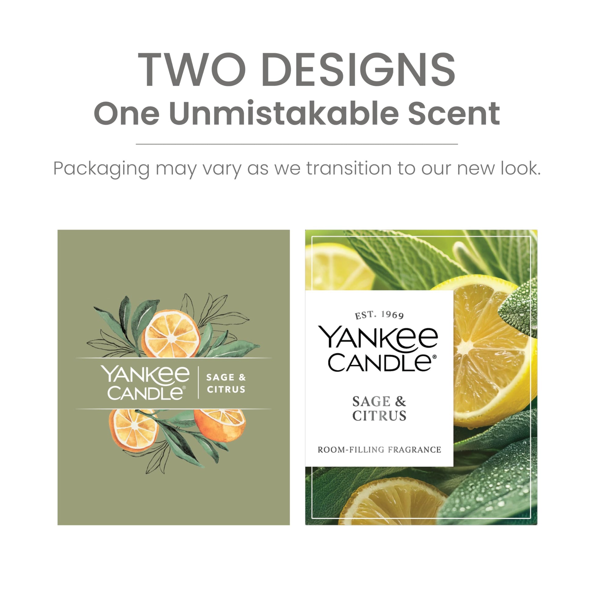 Yankee Candle Large Tumbler Scented Candle with up to 80 Hour Burn Time, Premium Plant Wax Blend for Consistent Burn, 20 oz Tumbler Candle with Room Filling Fragrance, Sage & Citrus - Medaid International