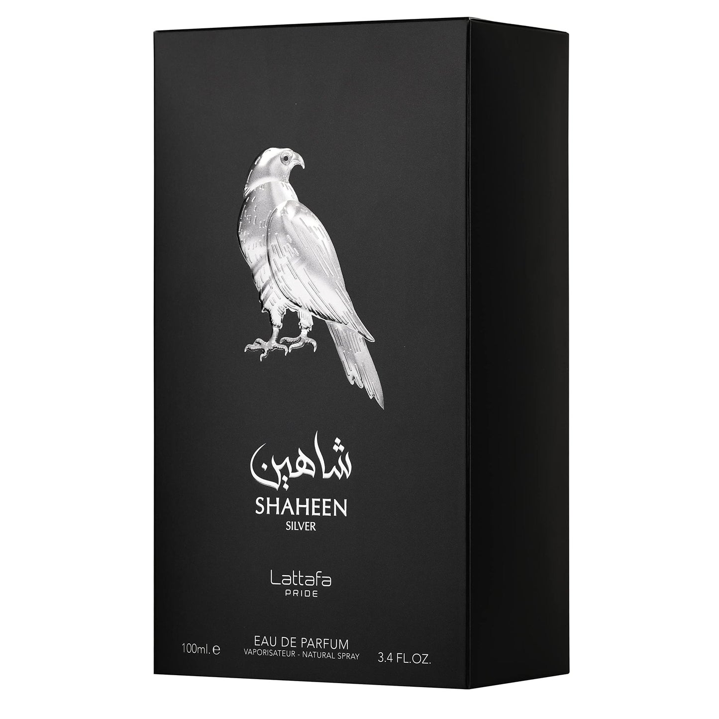 Lattafa Perfumes Shaheen Silver for Unisex Eau de Parfum Spray, 3.4 Ounce - Medaid International