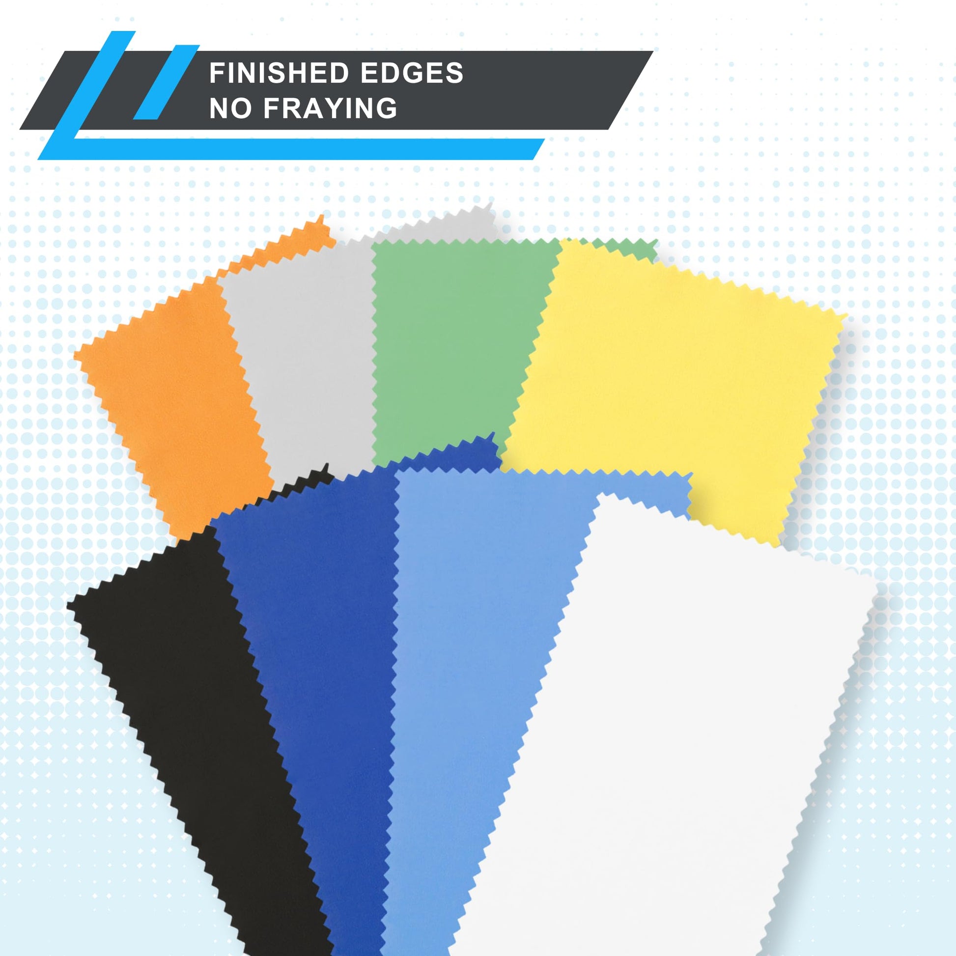 Microfiber Cleaning Cloth - 5.5x3'' Microfiber Cloth - Pack of 18 Lens Cleaning Wipes - Cleaning Cloth for Glasses, Eyeglasses, Camera Lens & Phones - Medaid International