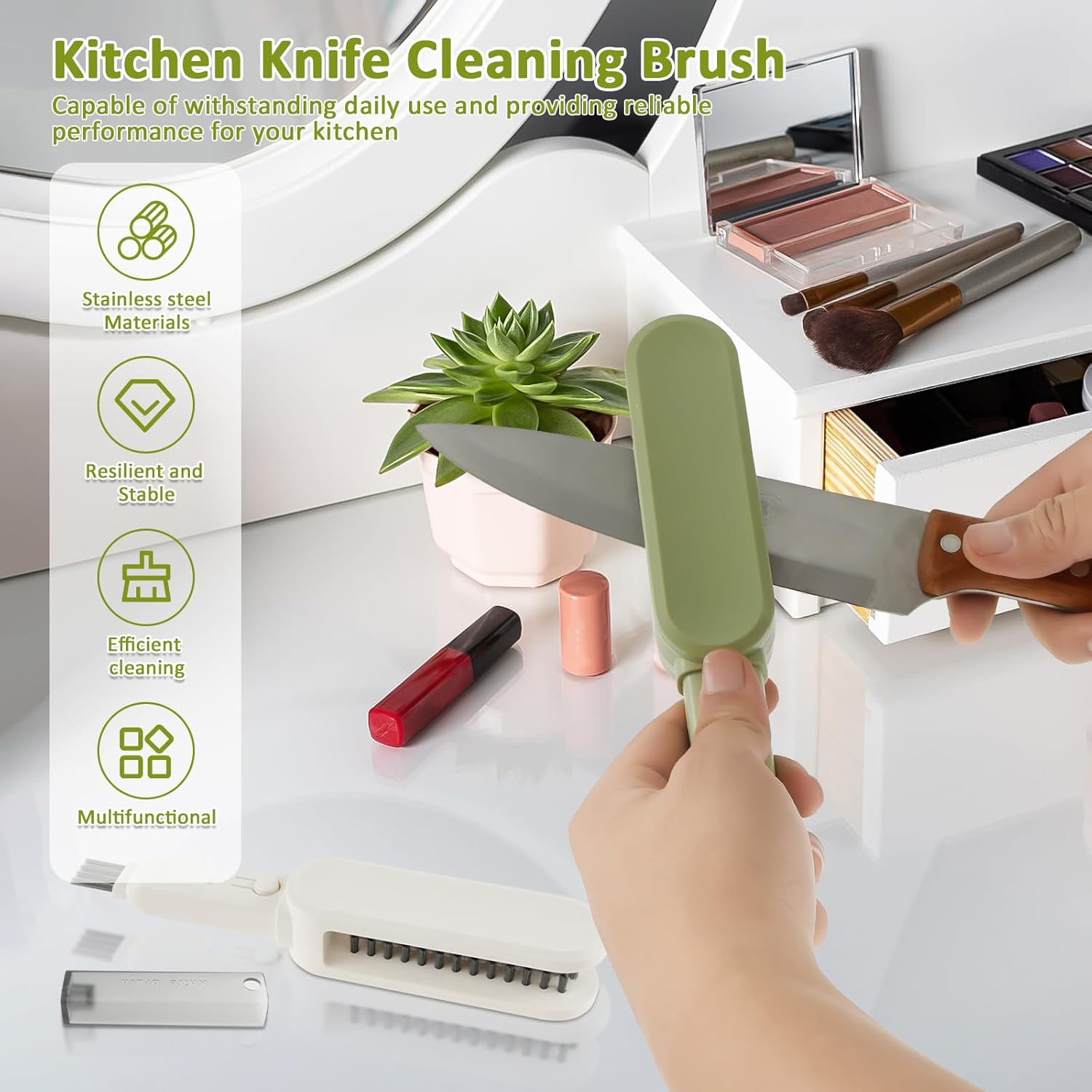 Multifunctional Cutlery Cleaning Brush - Medaid International