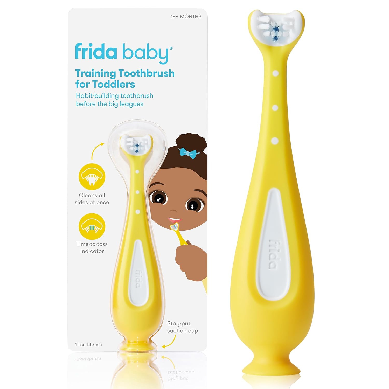 Toothbrush Frida Baby - SmileFrida ToothHugger Kids Toothbrush - Random Color - Medaid International
