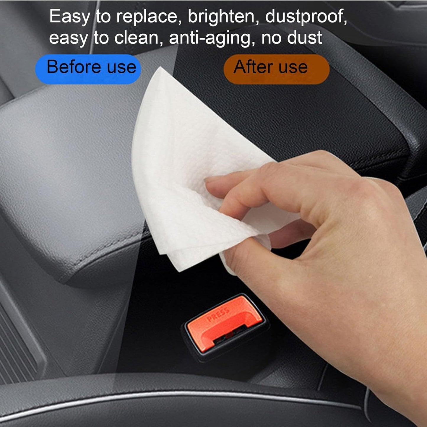 Car Leather Wipes (50 wipes) - Medaid International