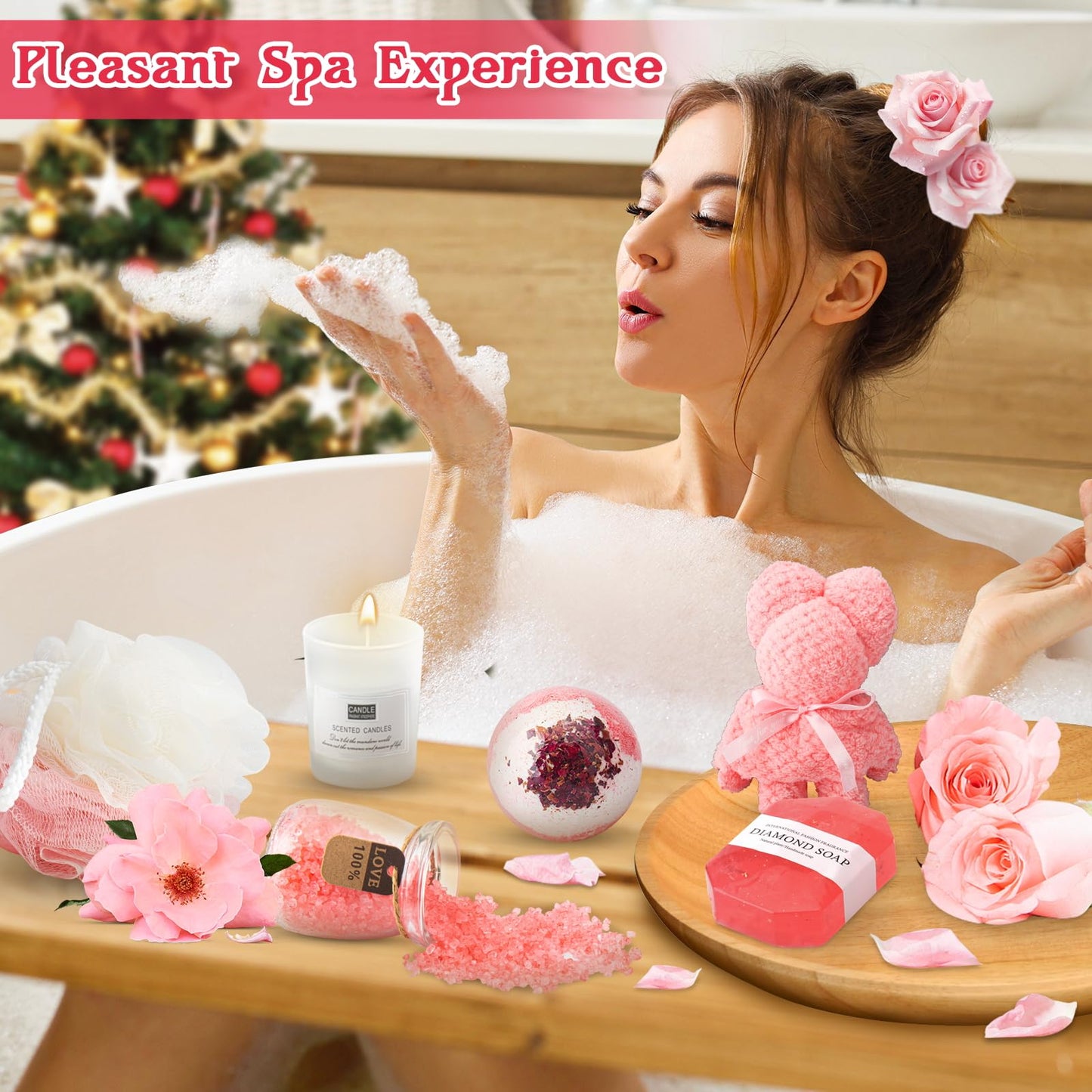 Advent Calendar 2025 Adult Woman,24 Boxes Christmas Countdown Calendar with Beauty,Bath &Jewelry, Ideal Christmas Gift for Women, Friends, Moms - Medaid International